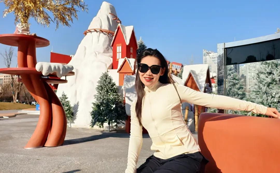 太原冬日氛围感拉满❄️圣诞季滑雪穿搭直拍🎿