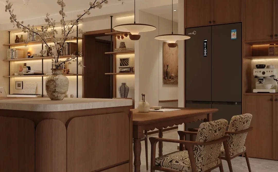 太原金茂悦｜精装餐厅爆改悬浮画框！