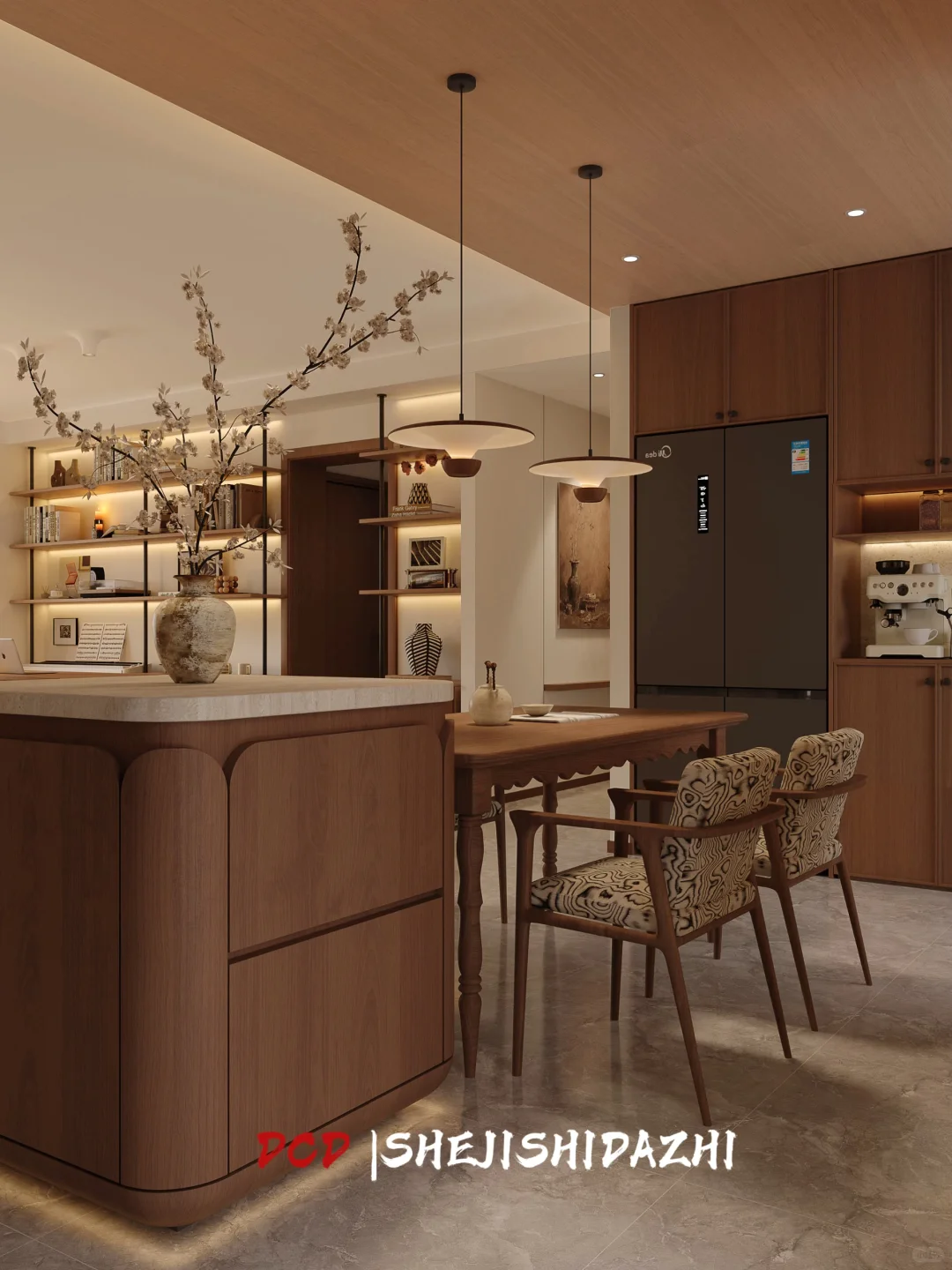 太原金茂悦｜精装餐厅爆改悬浮画框！