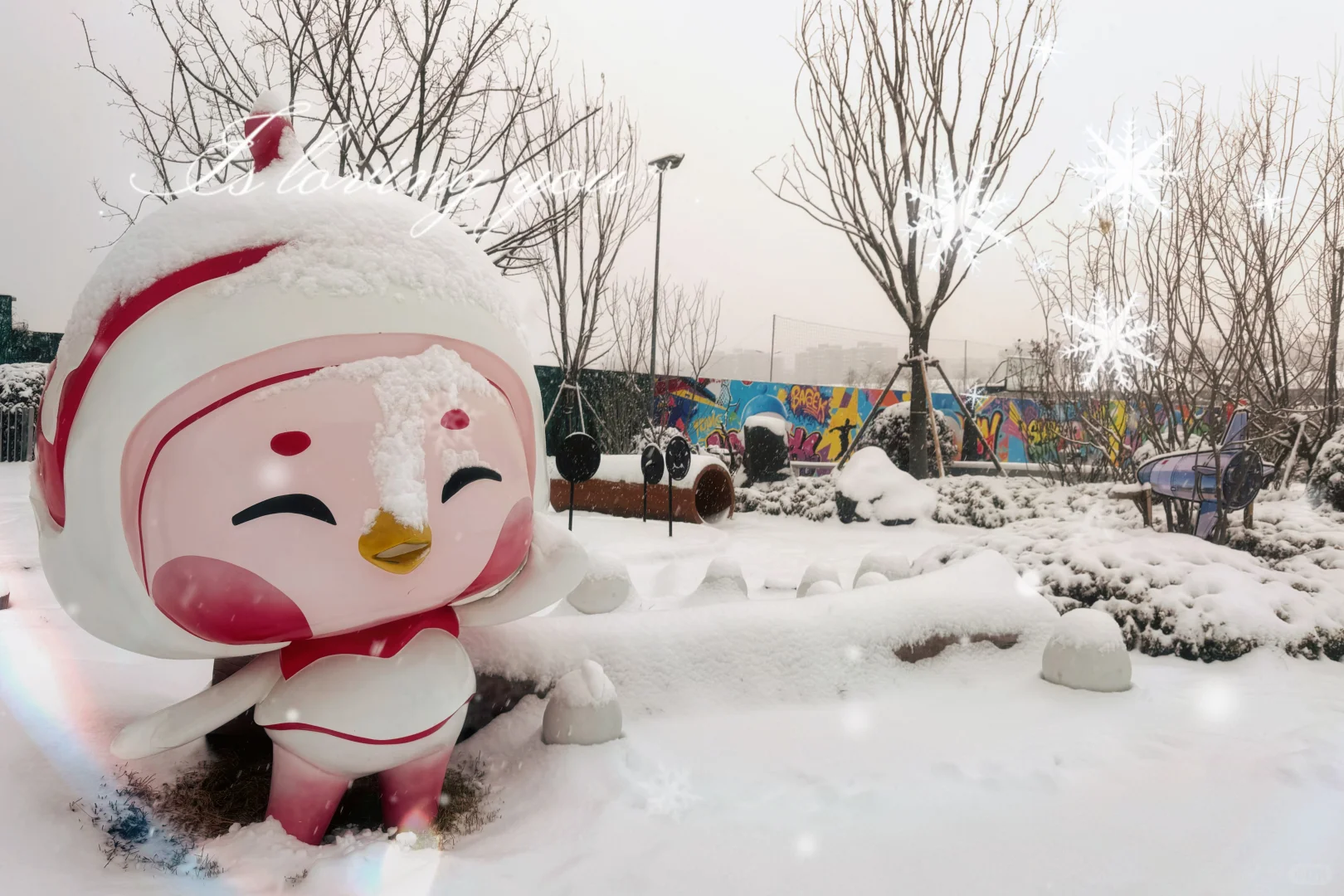 长治初雪！美到心巴