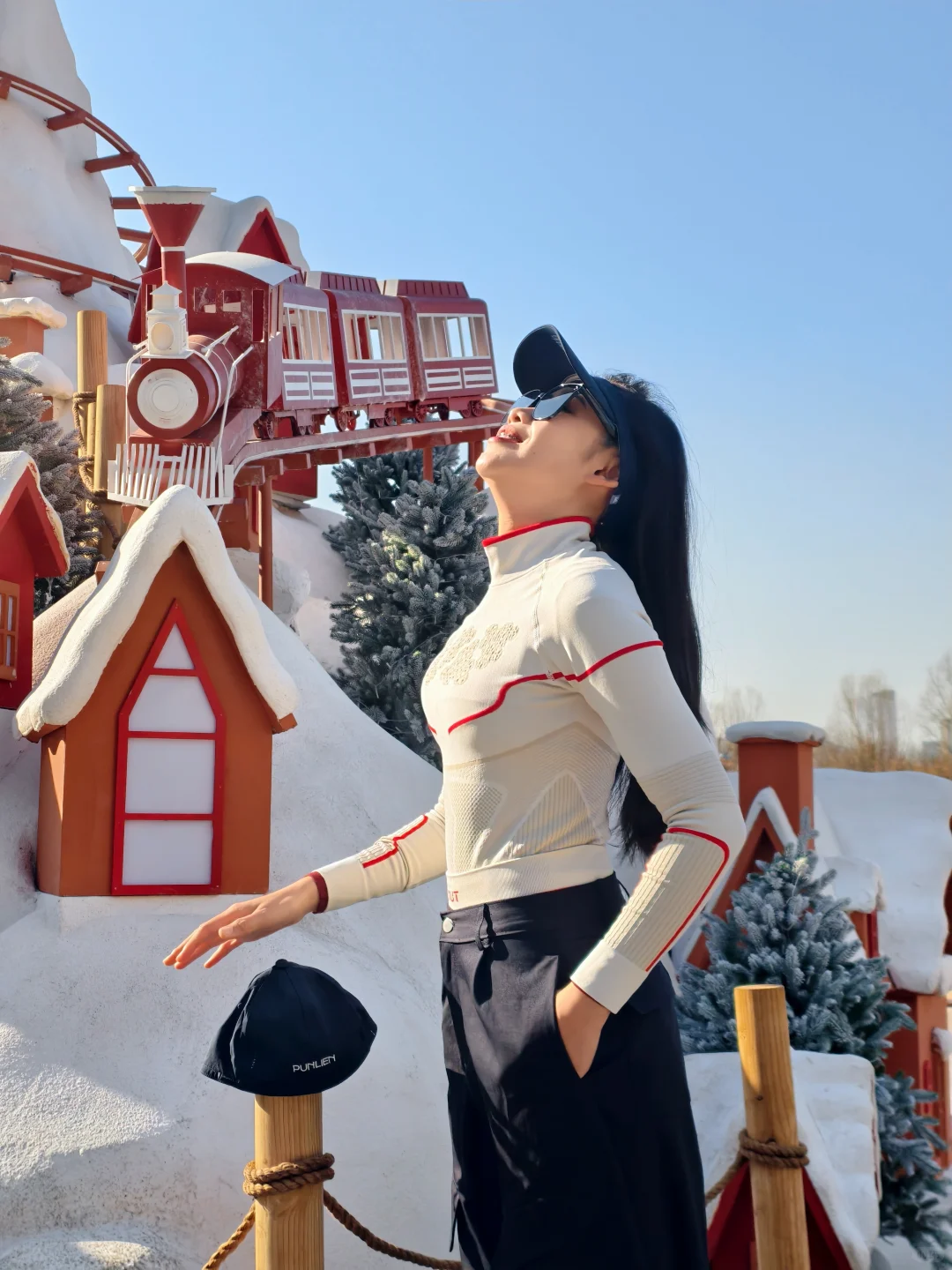 太原冬日氛围感拉满❄️圣诞季滑雪穿搭直拍🎿