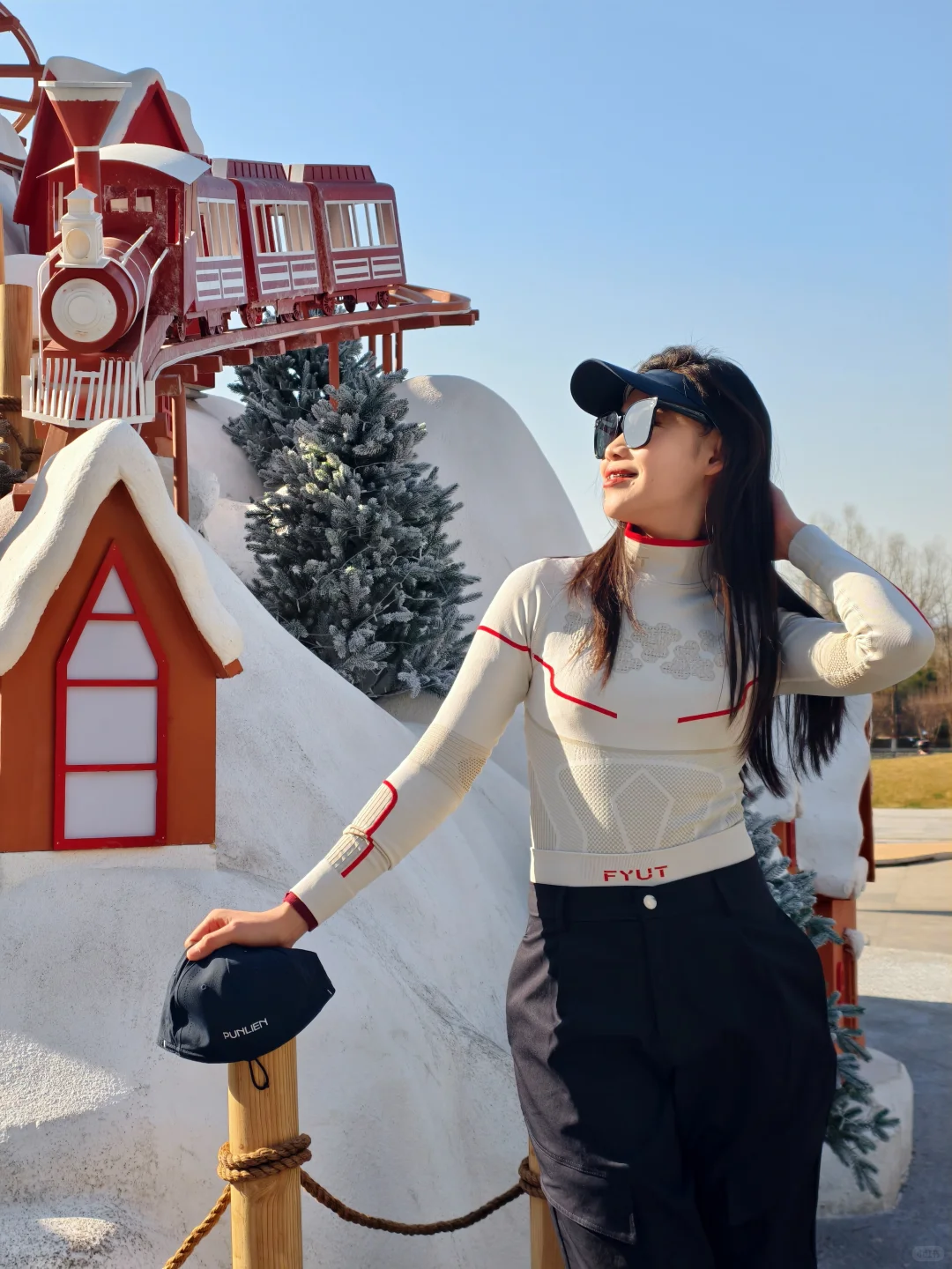 太原冬日氛围感拉满❄️圣诞季滑雪穿搭直拍🎿