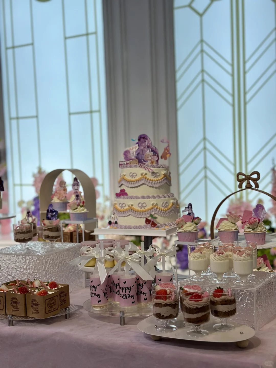 太原甜品台｜希燕主题12岁甜品台｜实拍甜品台