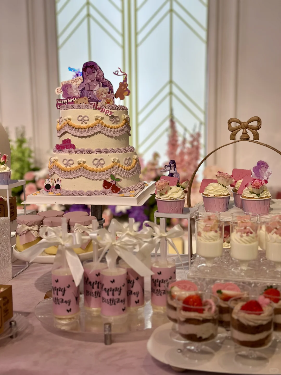 太原甜品台｜希燕主题12岁甜品台｜实拍甜品台