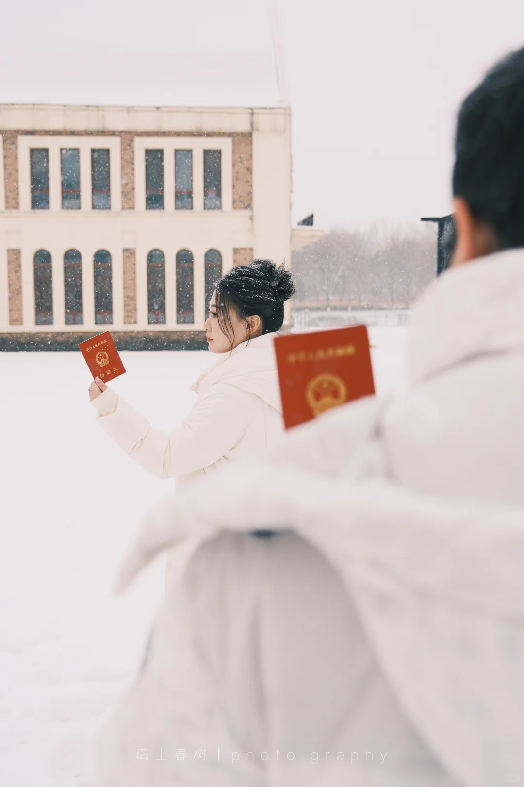 长治领证跟拍｜长治初雪见证我们的爱