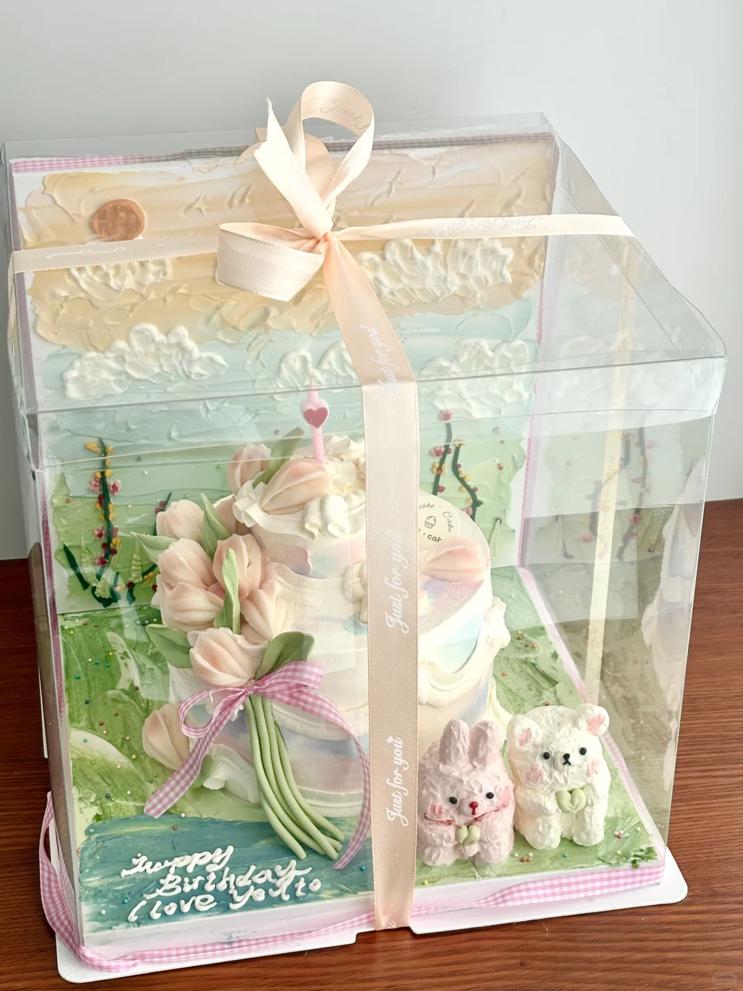 长治｜油画风郁金香蛋糕