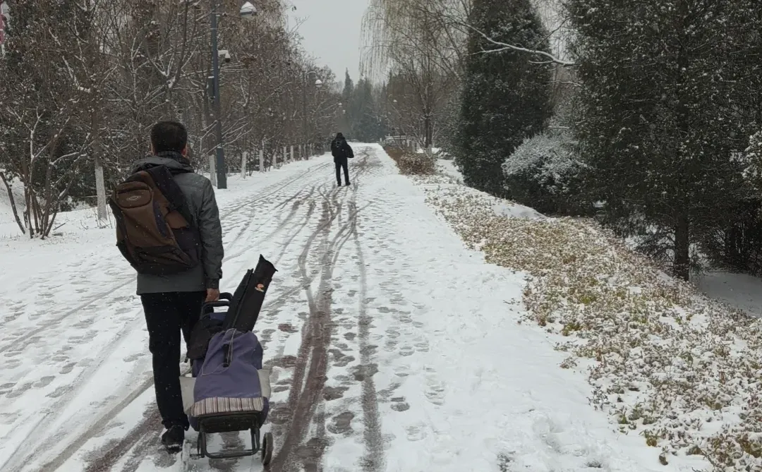 太原下雪了🌨️雪落人间的寂静诗❄️