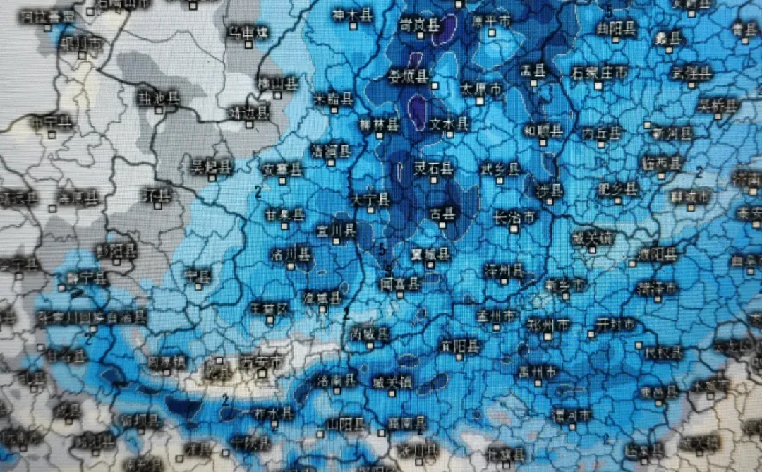 12月12日北方降雪精细时间表(仅供参考)