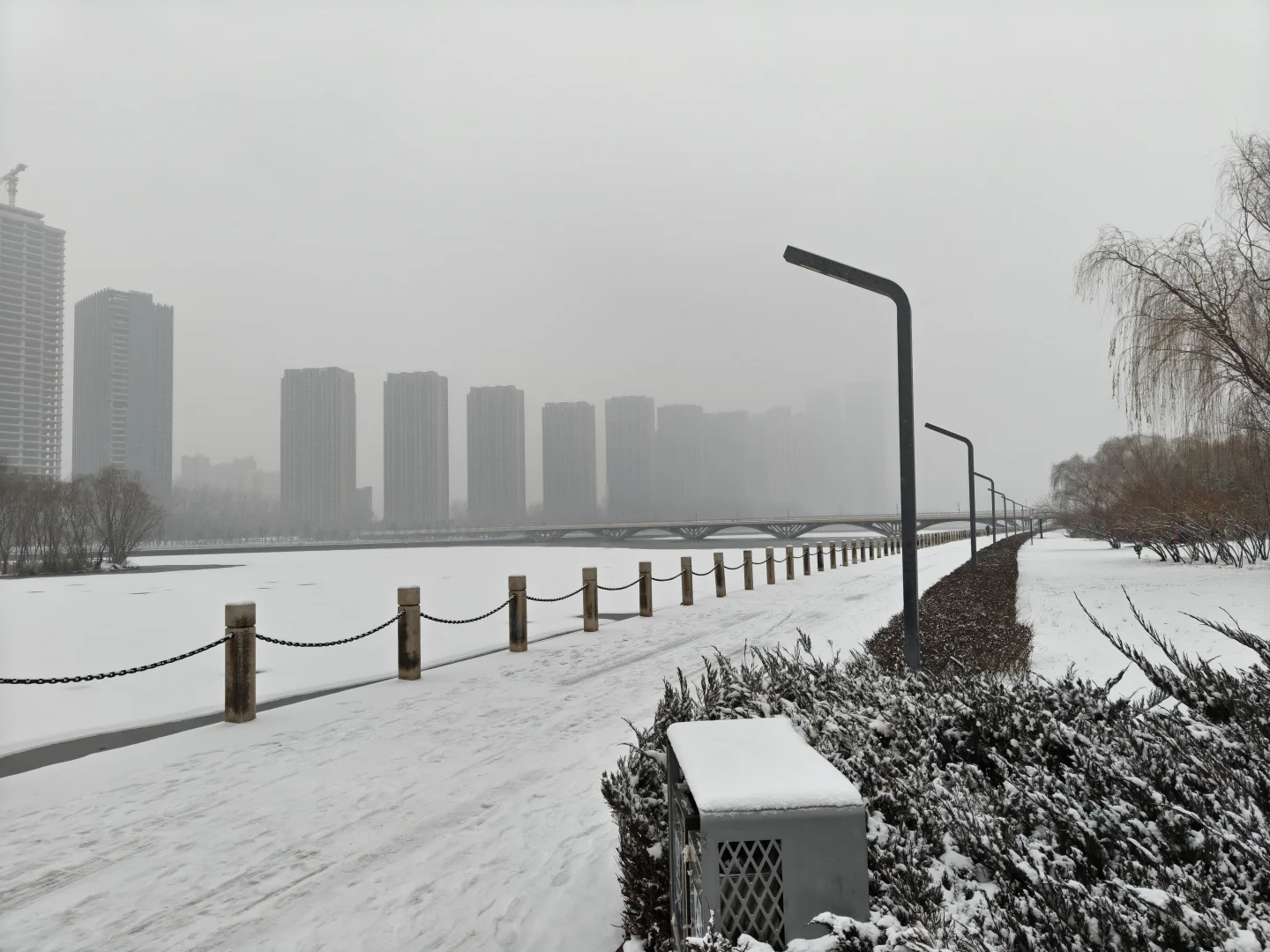 太原下雪了🌨️雪落人间的寂静诗❄️