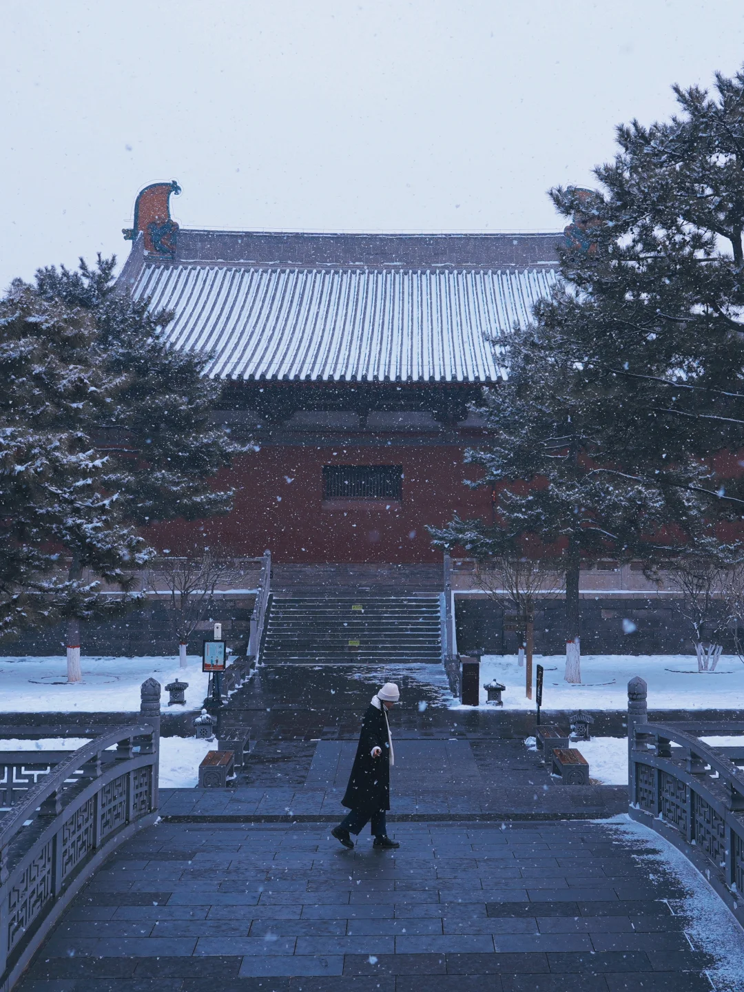 大雪入华严❄️