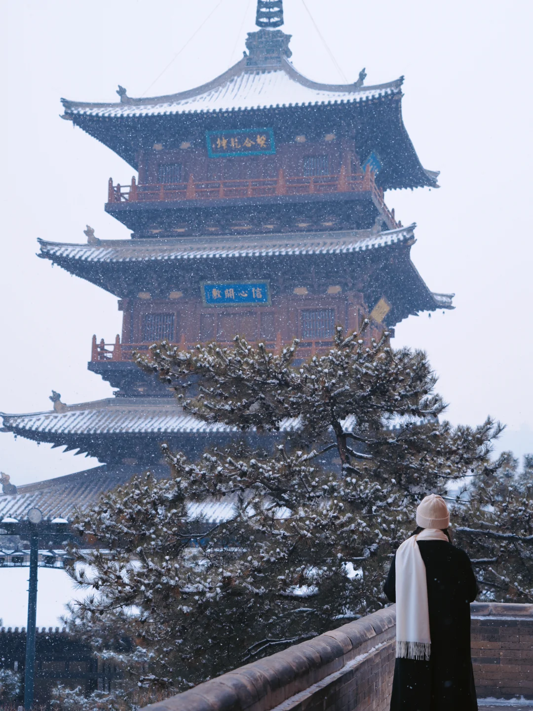 大雪入华严❄️