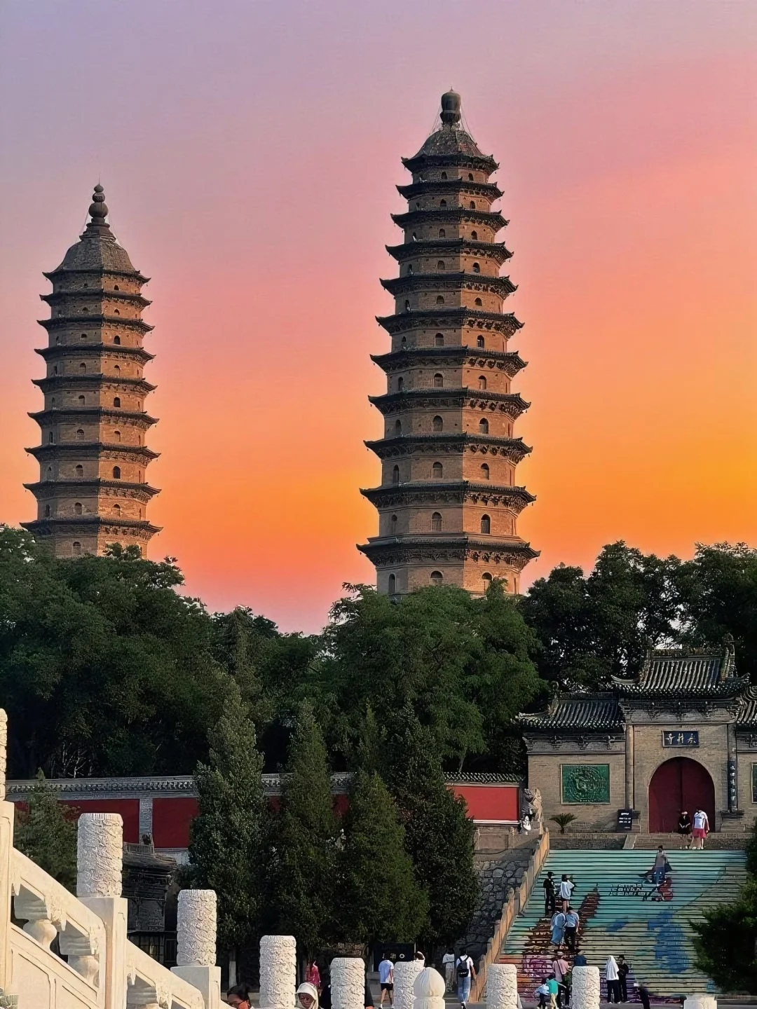 太原永祚寺双塔｜作为太原人的我第一次来