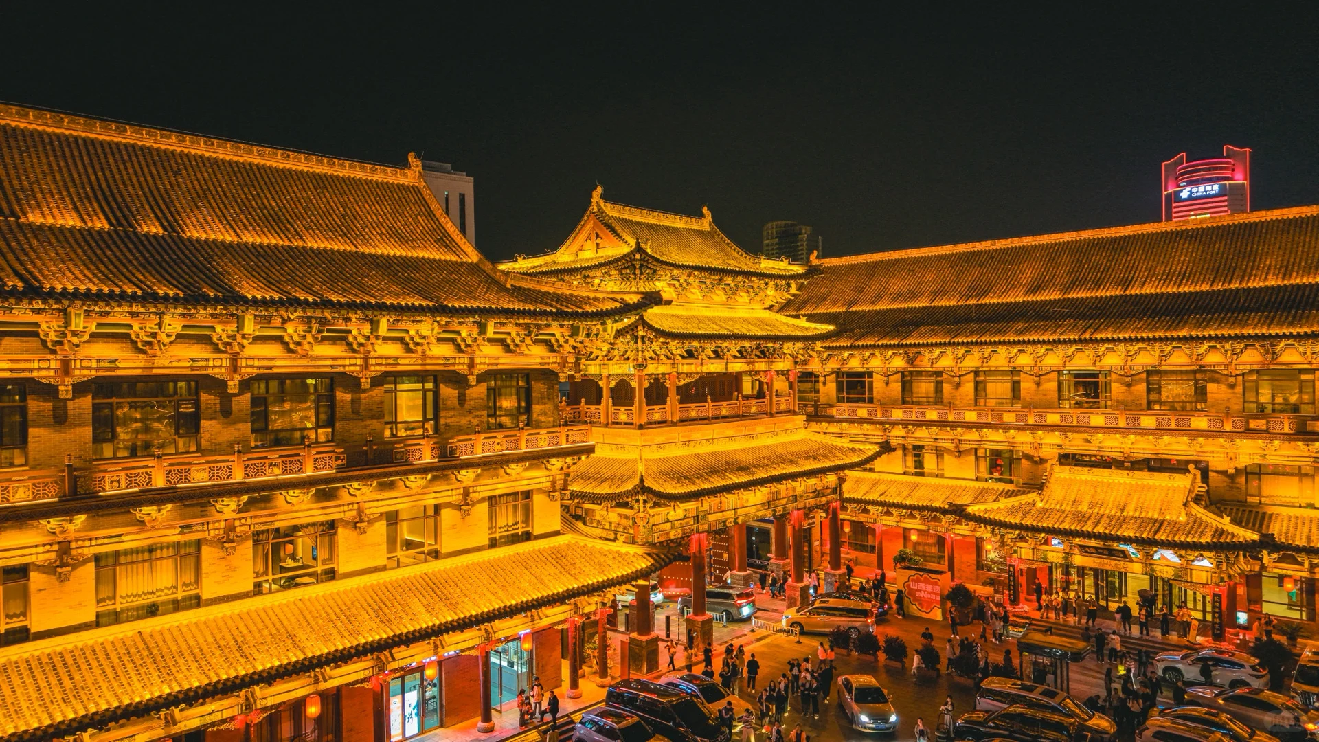 老祖宗严选审美🏮山西饭店夜景还是太权威了