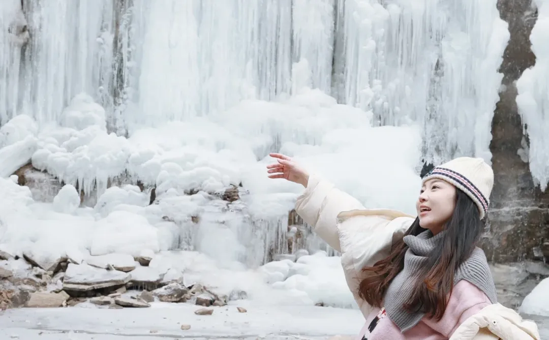 太原市🚗20min看冰瀑🧊是家门口的冰岛吧！