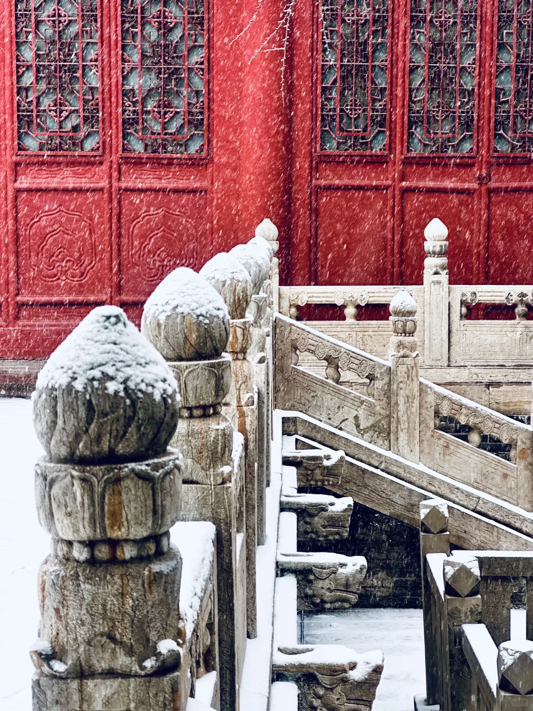 ❄️12.12太原初雪！文庙！这一刻美成了诗…