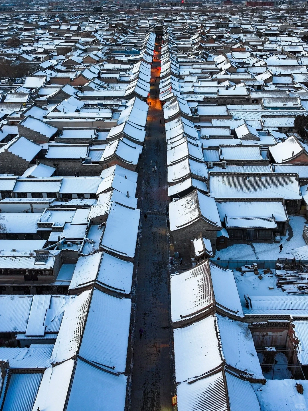 没有人能拒绝下过雪❄️的太原！