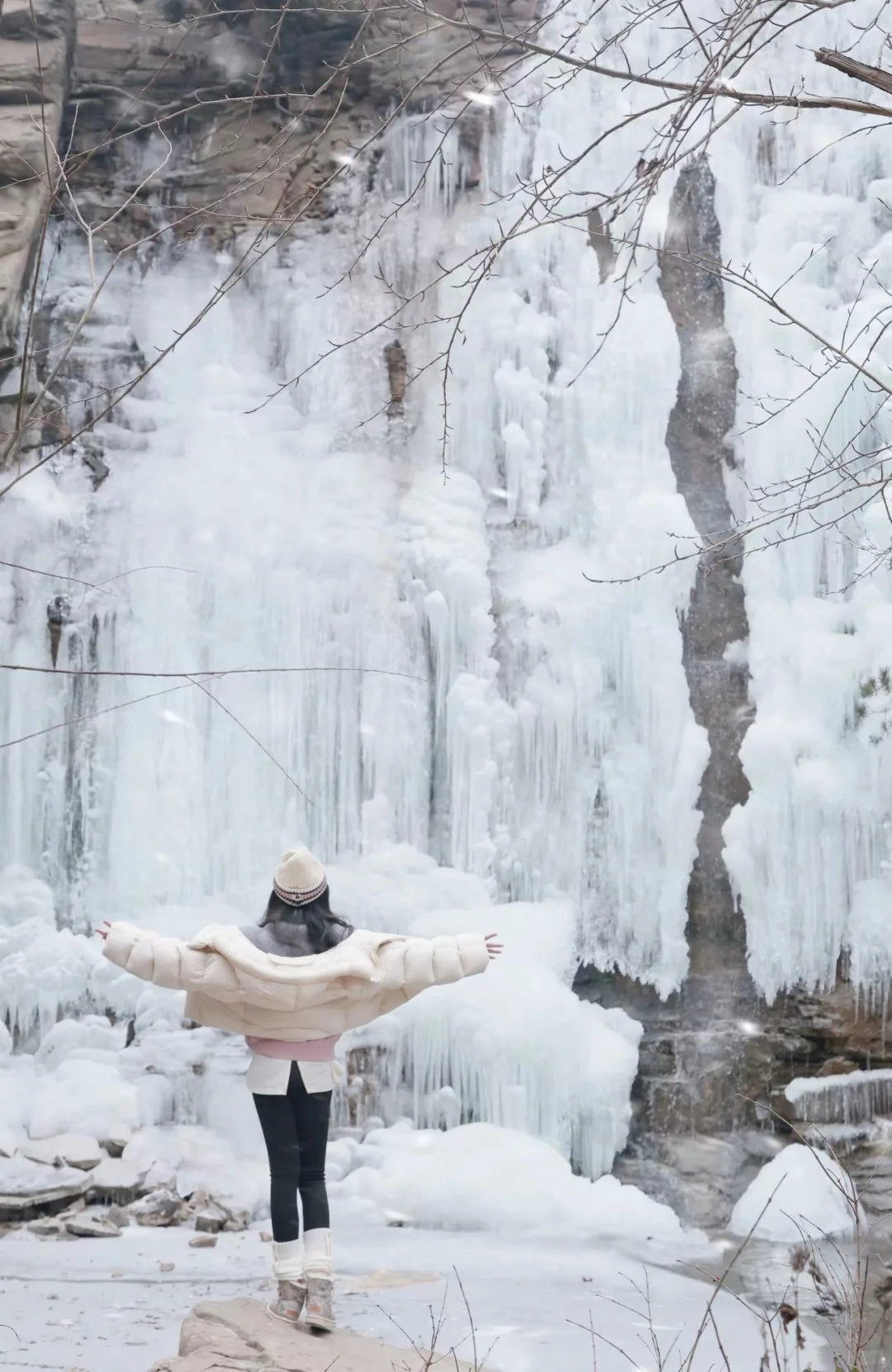 太原市🚗20min看冰瀑🧊是家门口的冰岛吧！