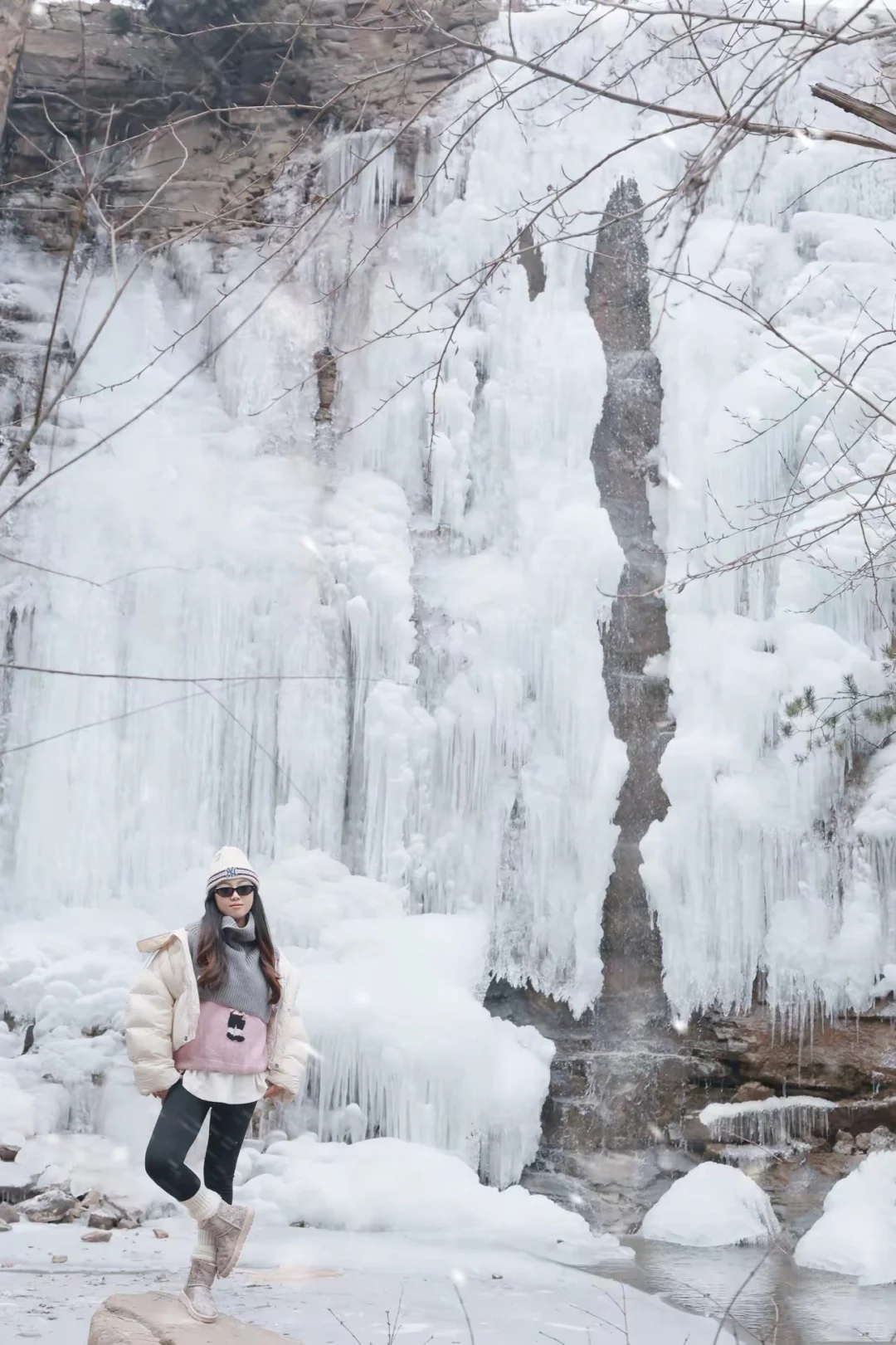 太原市🚗20min看冰瀑🧊是家门口的冰岛吧！