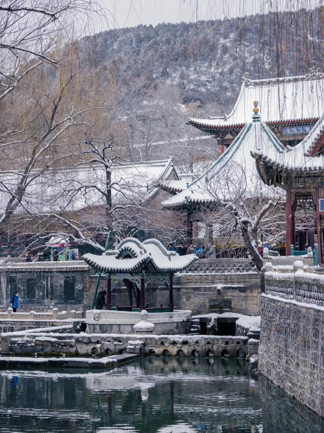 没有人能拒绝下过雪❄️的太原！