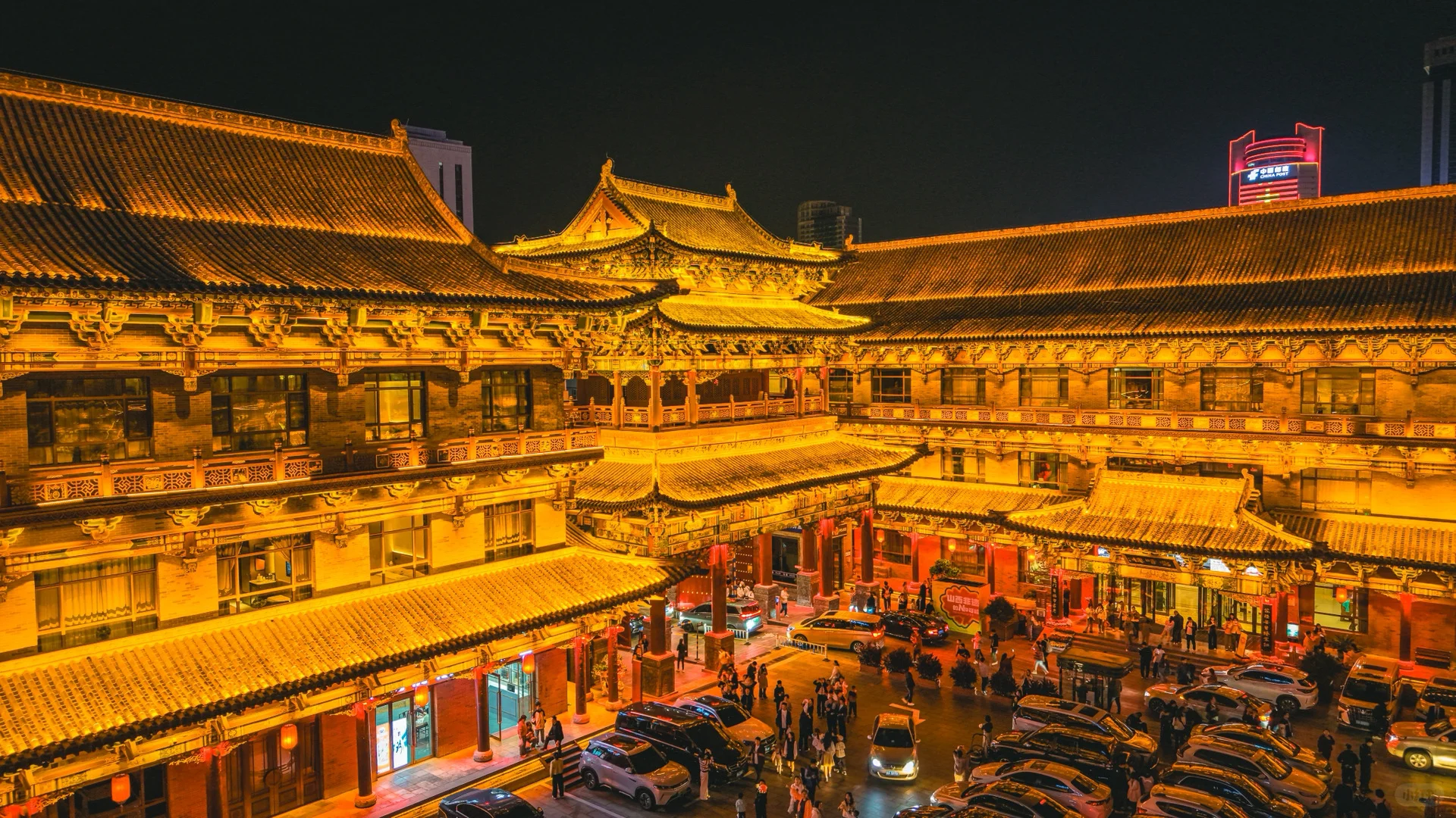 老祖宗严选审美🏮山西饭店夜景还是太权威了