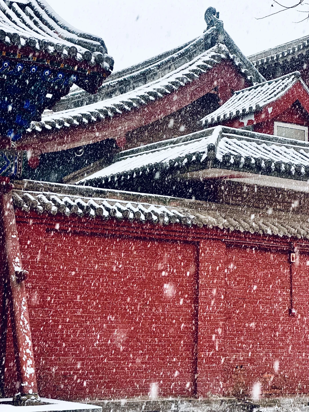 ❄️12.12太原初雪！文庙！这一刻美成了诗…