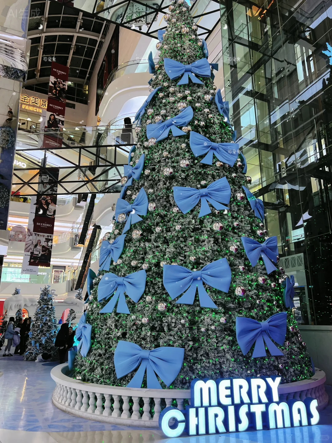 为了这颗圣诞树…我还想来一万次太原🩵❄️