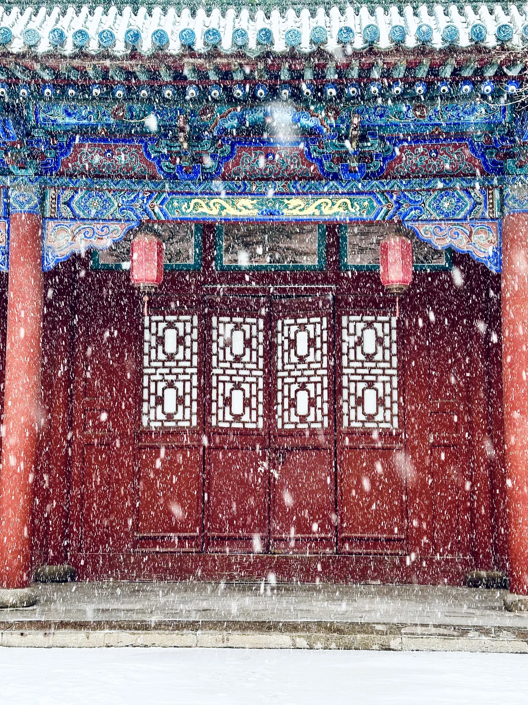 ❄️12.12太原初雪！文庙！这一刻美成了诗…