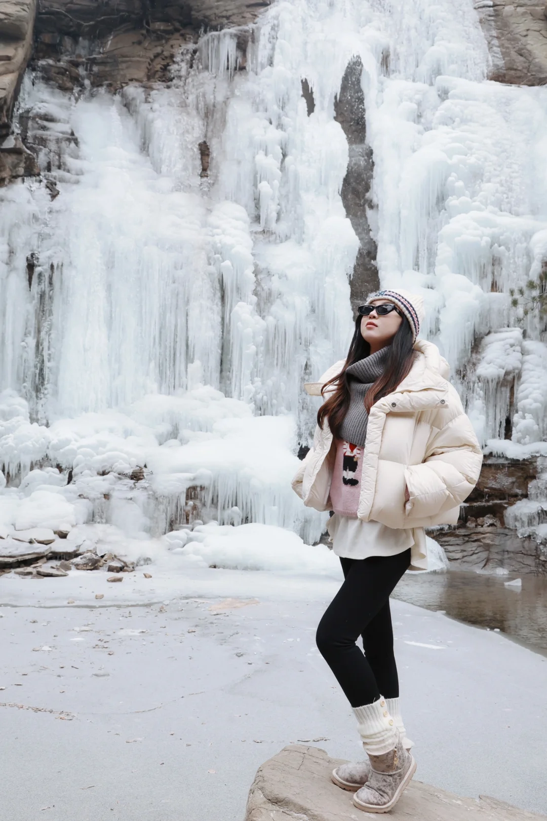 太原市🚗20min看冰瀑🧊是家门口的冰岛吧！