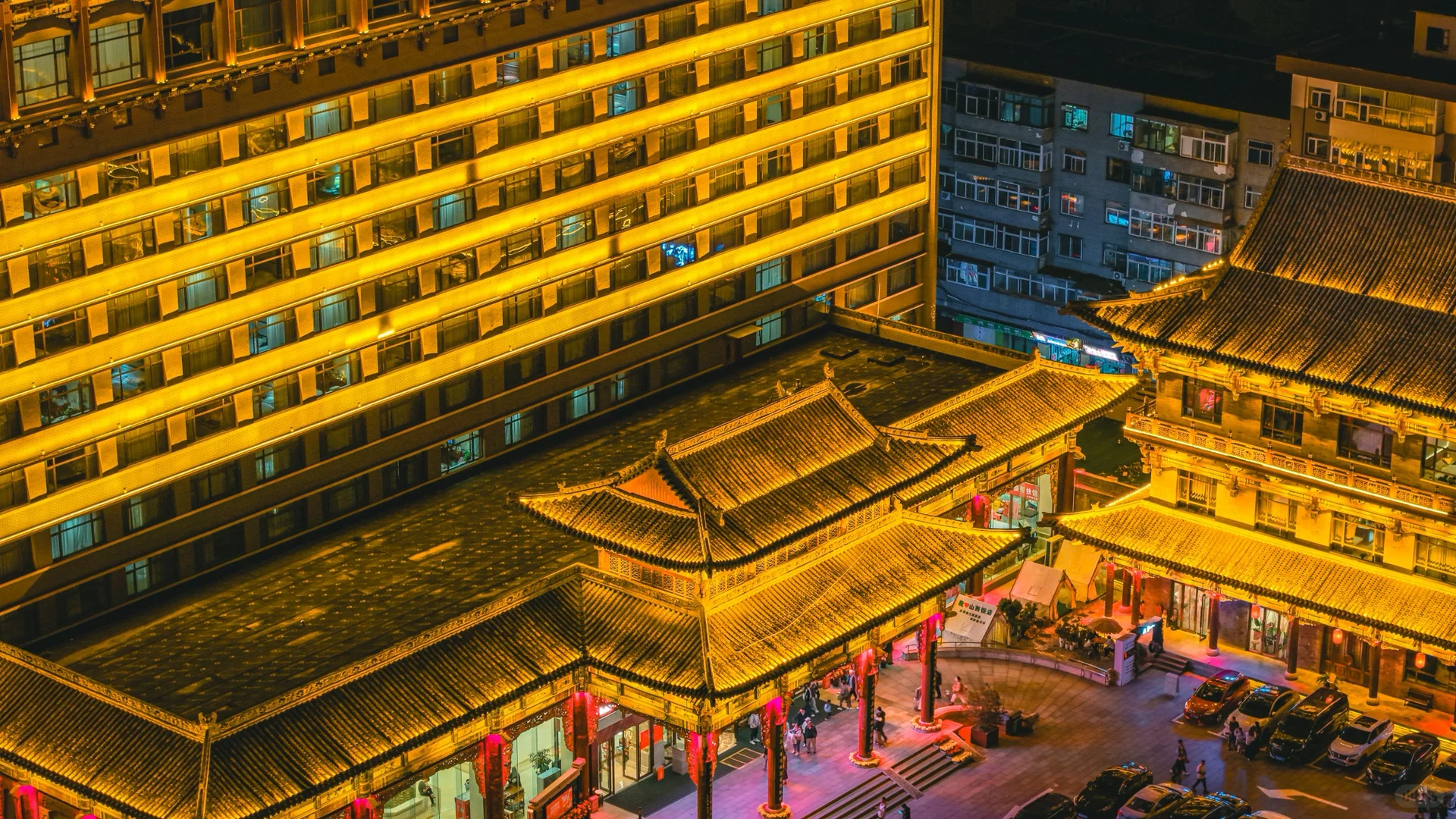 老祖宗严选审美🏮山西饭店夜景还是太权威了