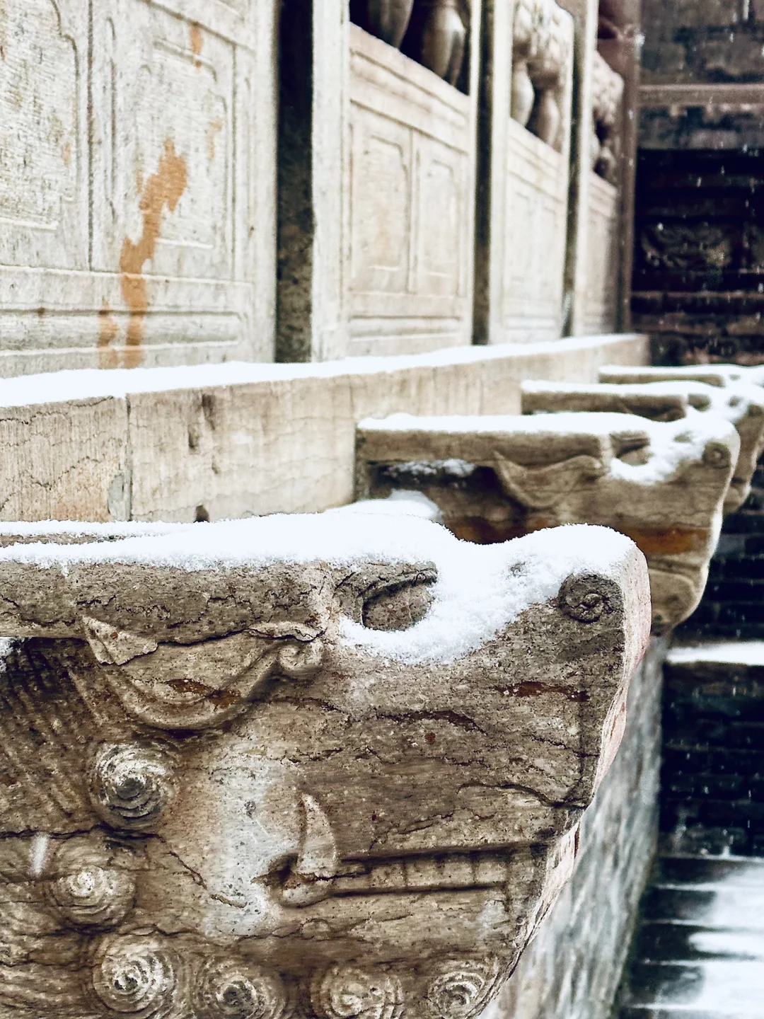 ❄️12.12太原初雪！文庙！这一刻美成了诗…