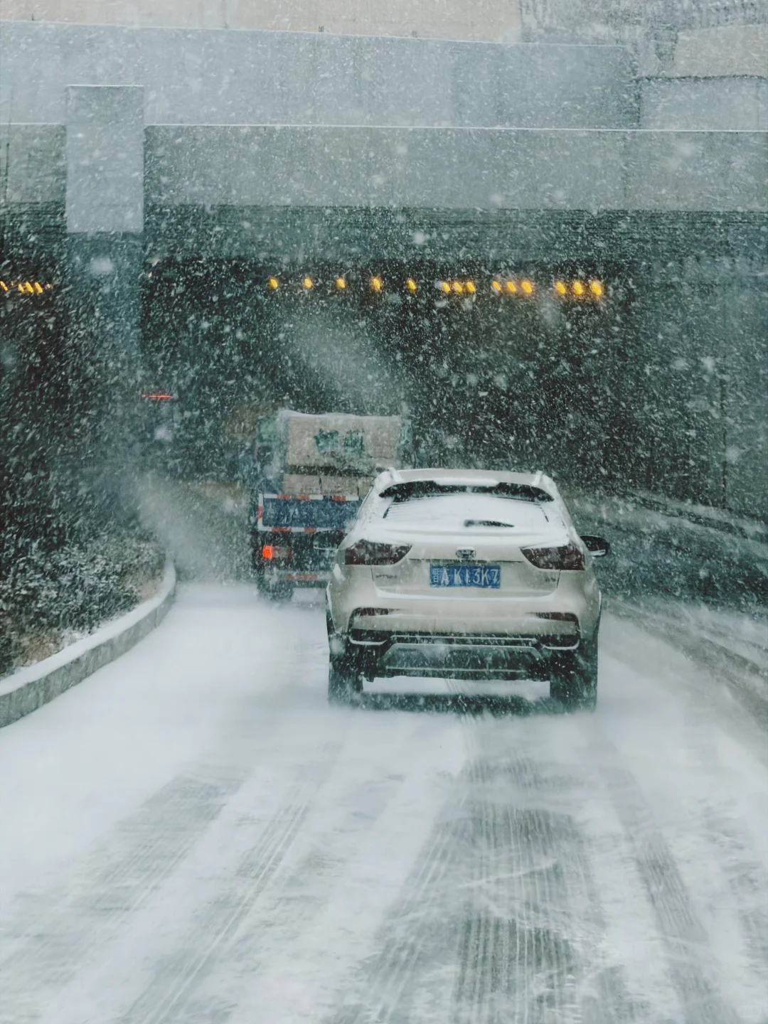 下雪了，很开心