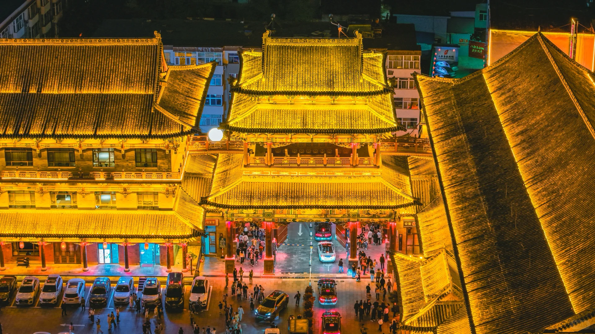 老祖宗严选审美🏮山西饭店夜景还是太权威了