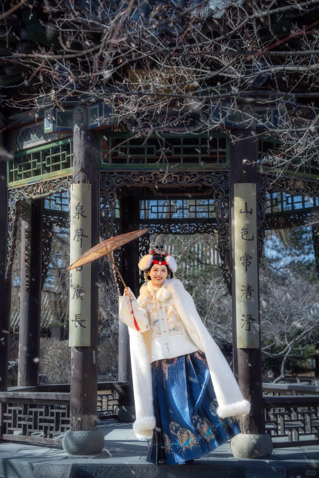 明制汉服，大同的冬天不是那么冷