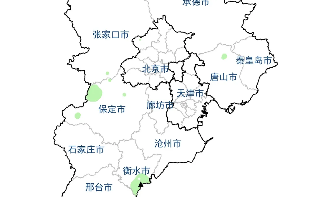 帝都一百公里外已经出现降雪！