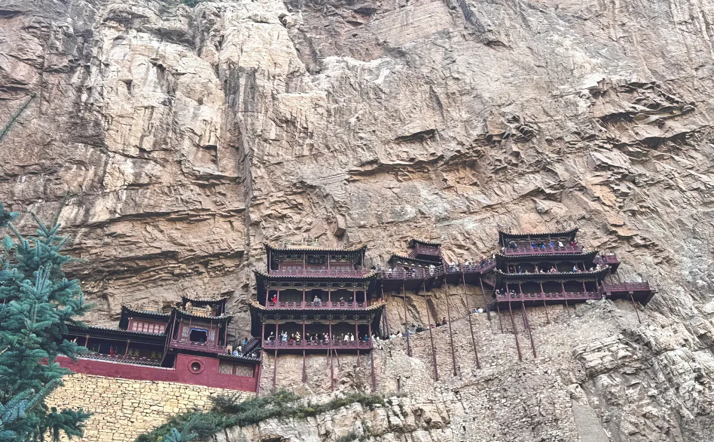 176/62 今天不当辅导员啦 在悬空寺登临⛩️