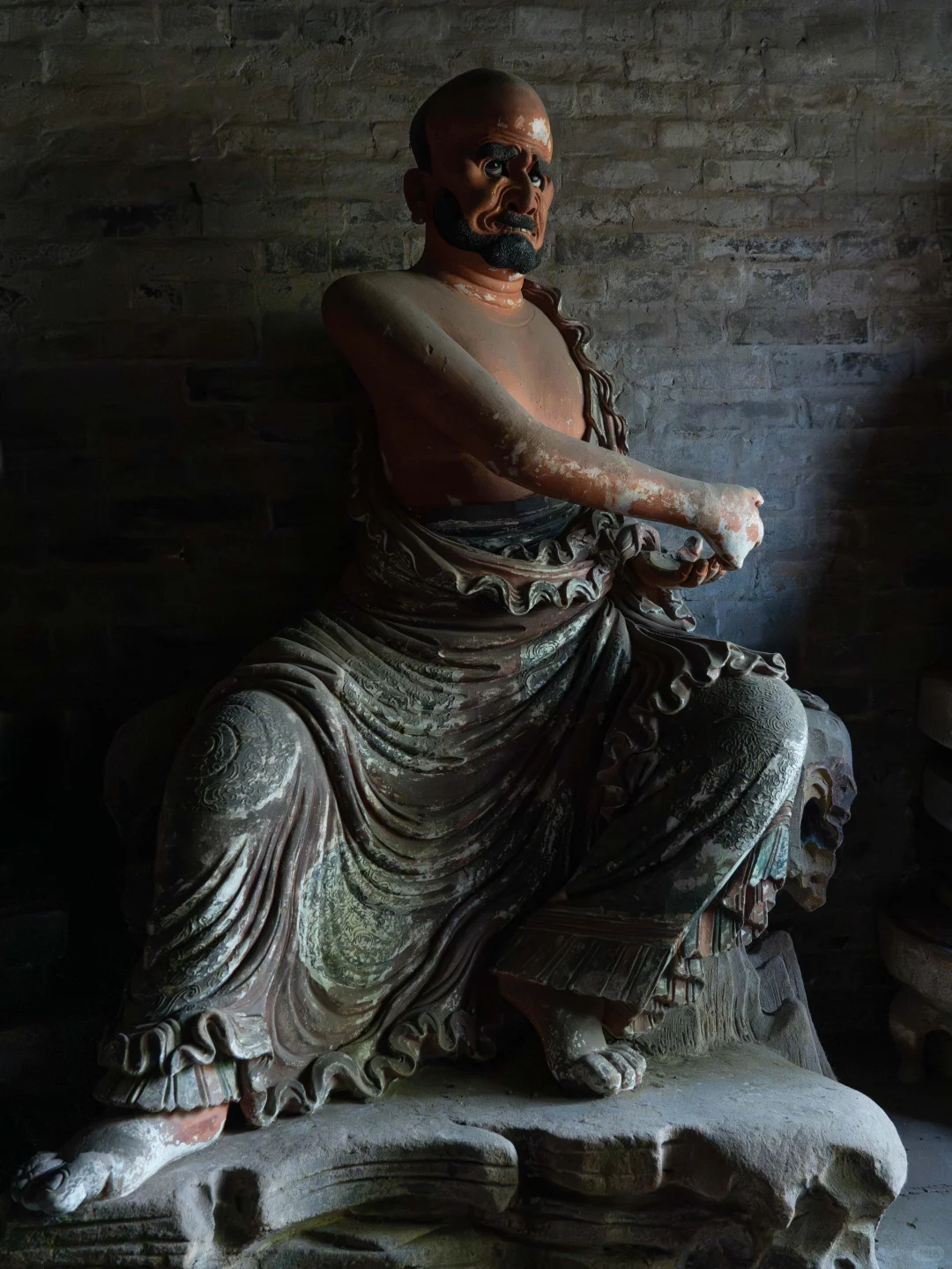 长治这座乡野小寺 藏着宋代彩塑的天花板