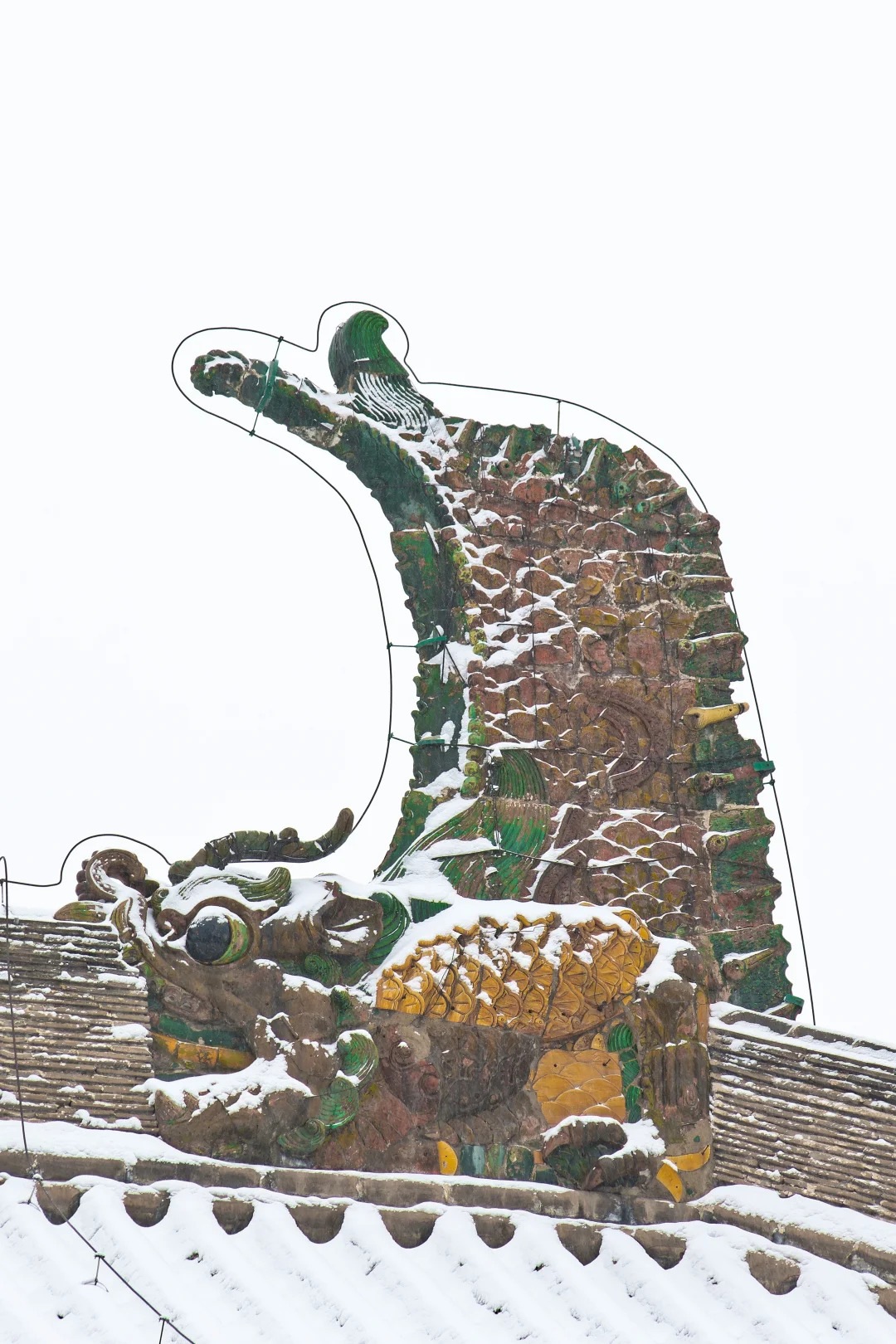 落雪后的大同也太美了❗仿佛回到了北魏平城