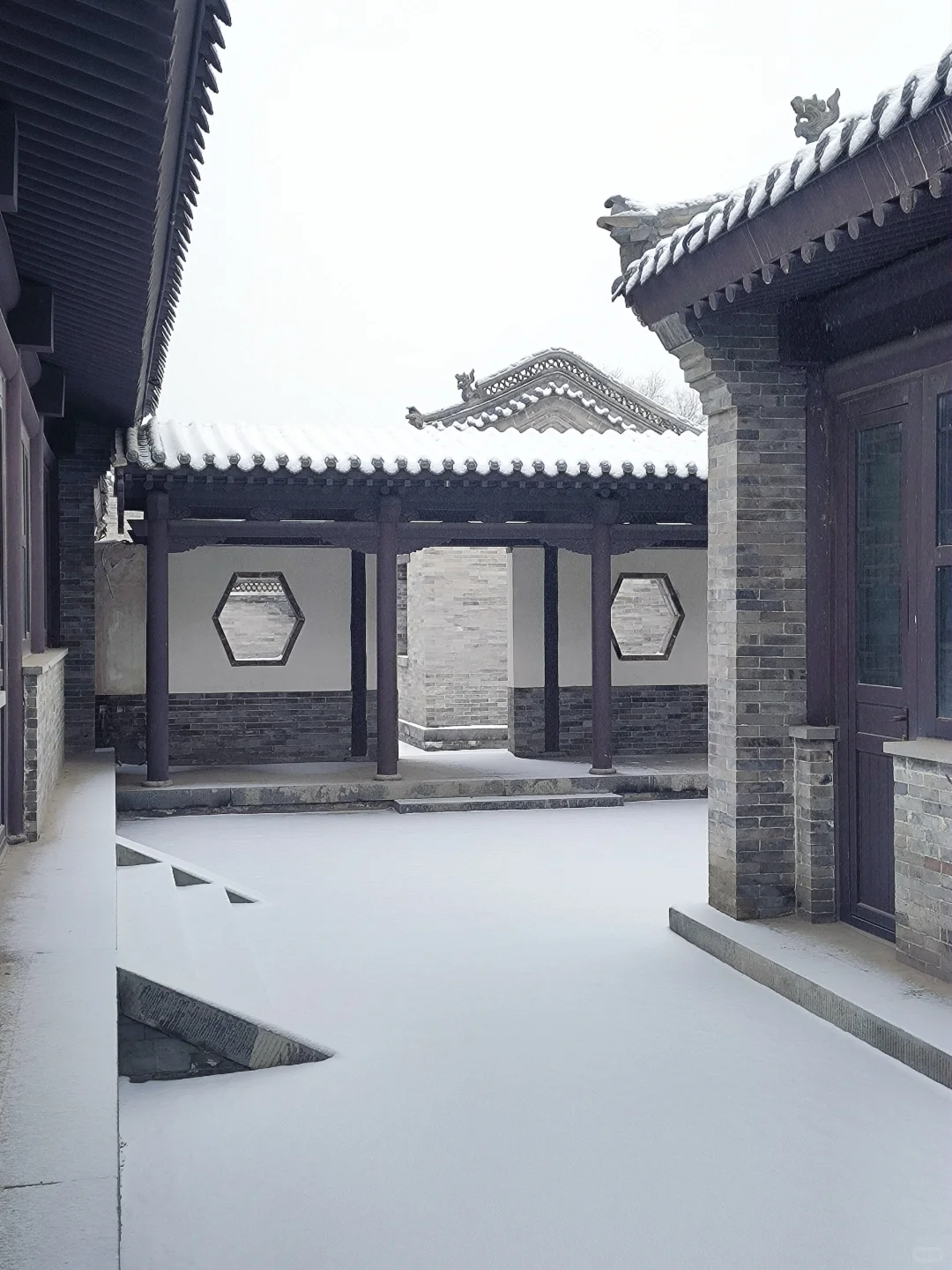 落雪后的大同，才是真正的平城