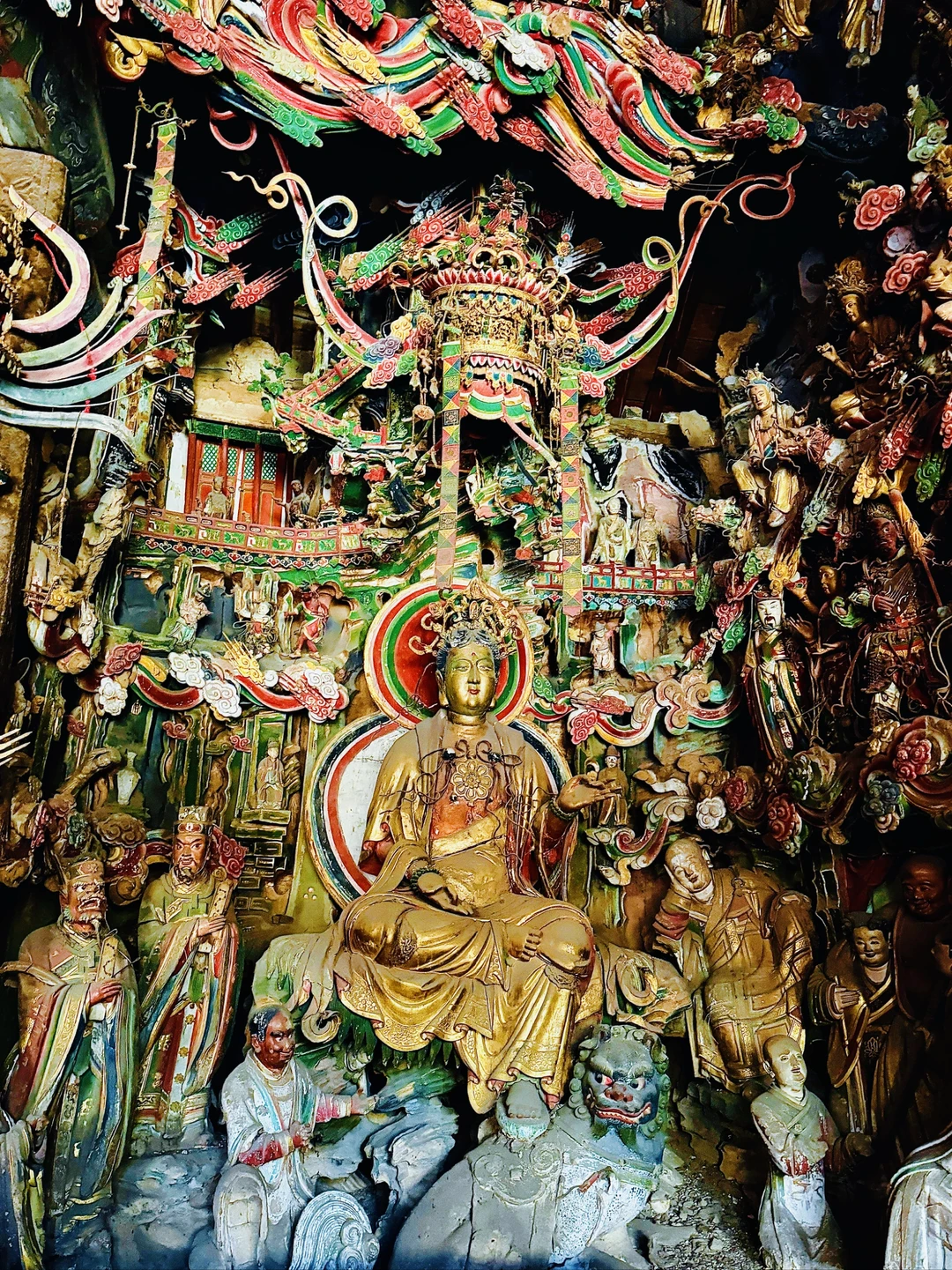 救命❗比小西天更震撼的明代悬塑是什么体验