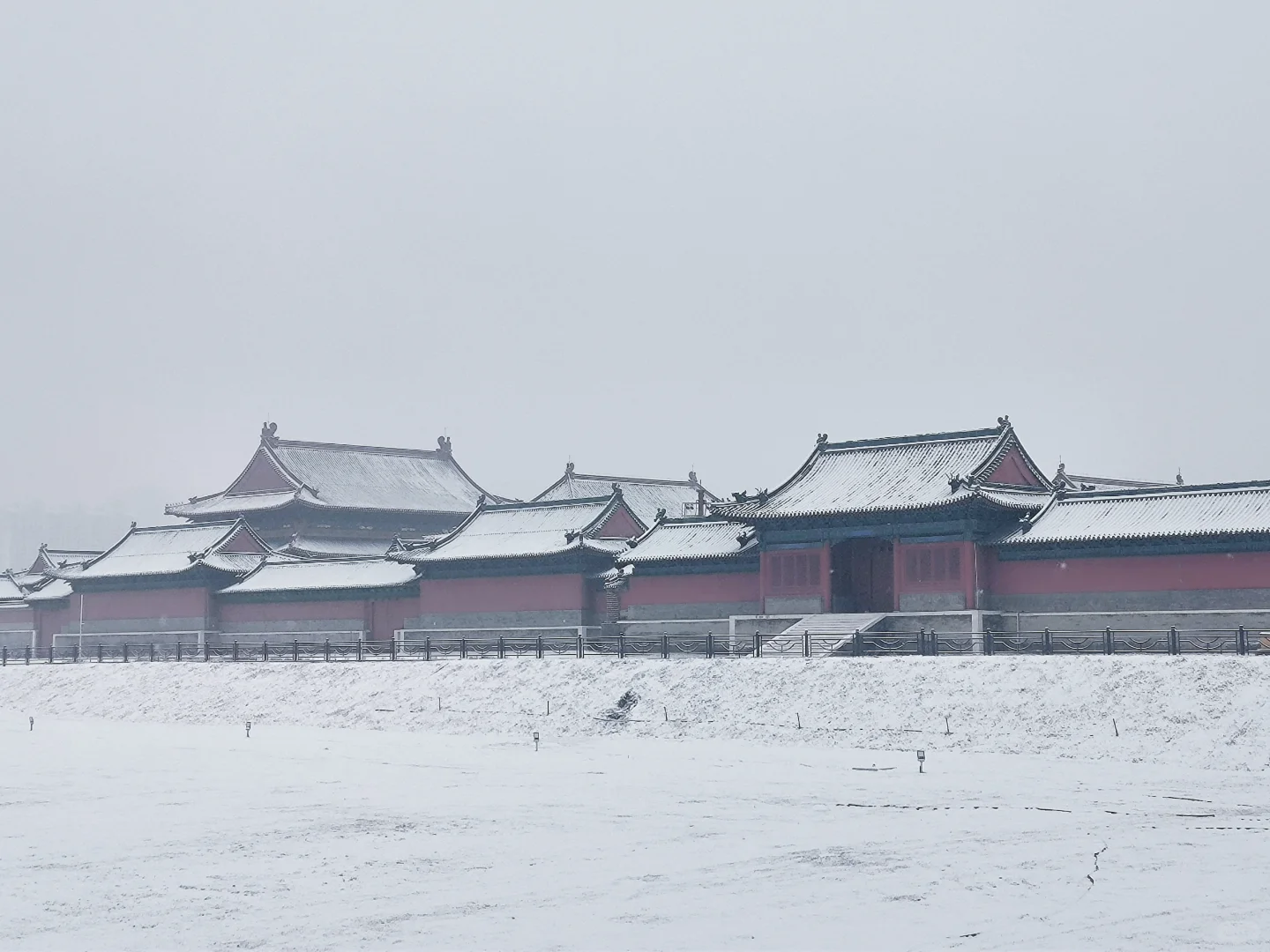 落雪后的大同，才是真正的平城