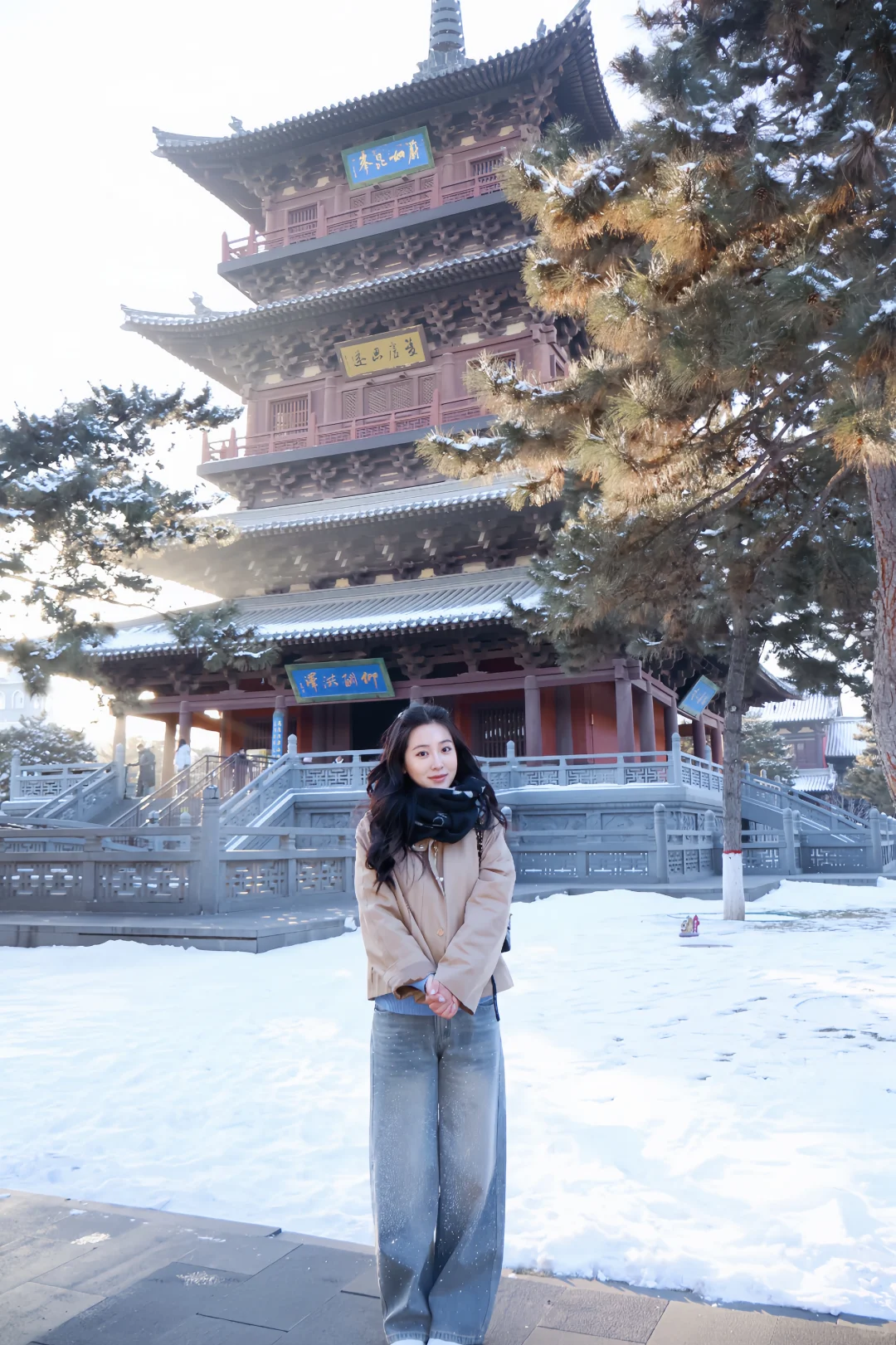 大同陪拍｜雪天的华严寺