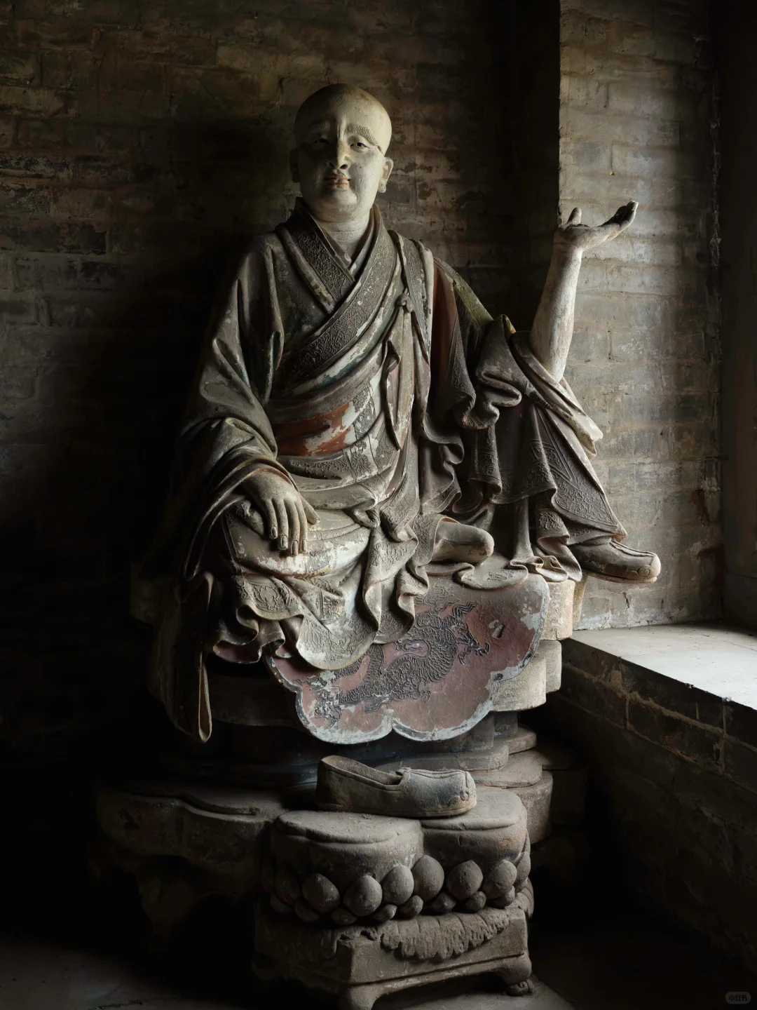 长治这座乡野小寺 藏着宋代彩塑的天花板