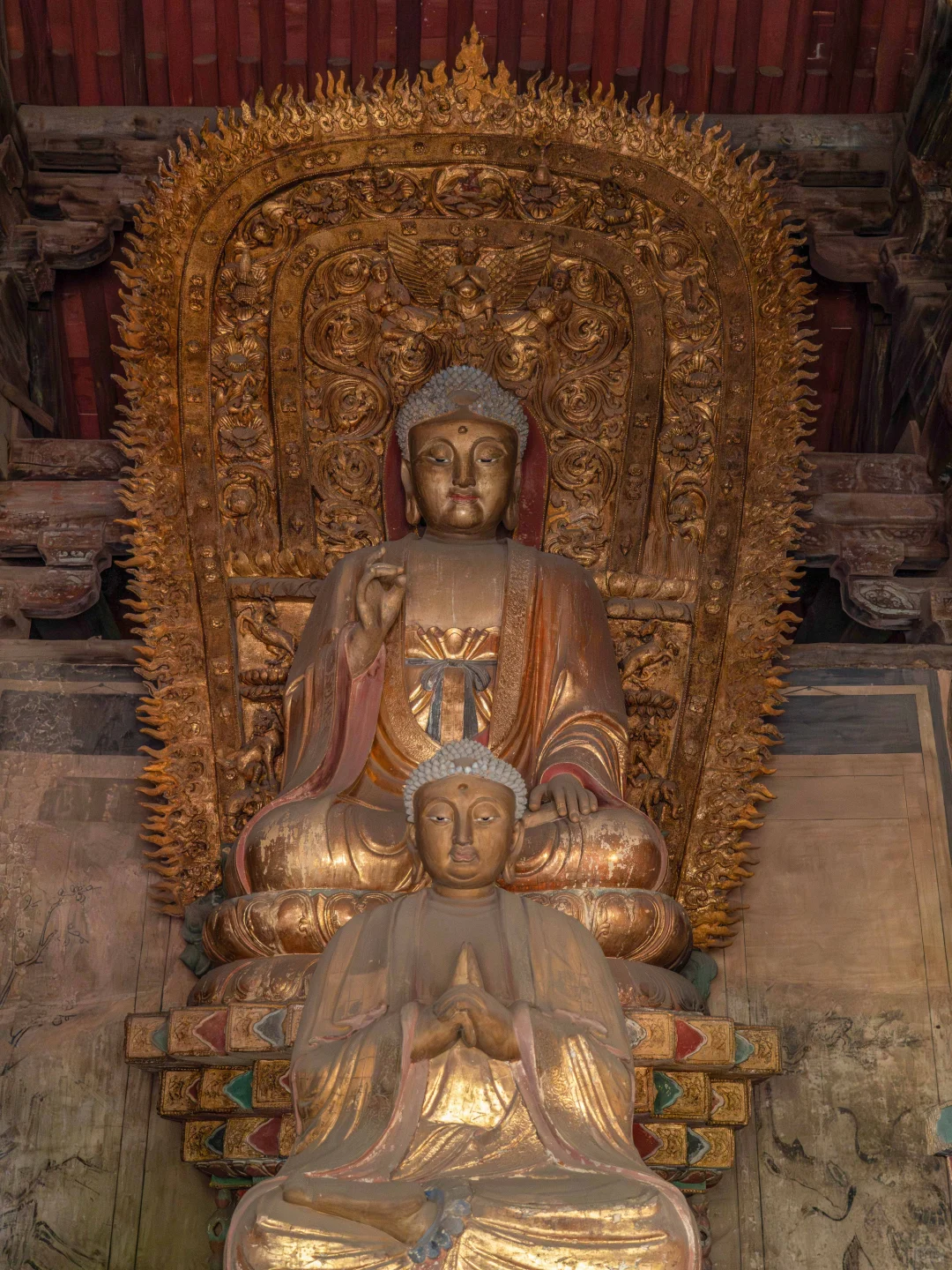 长治这座乡野小寺 藏着宋代彩塑的天花板