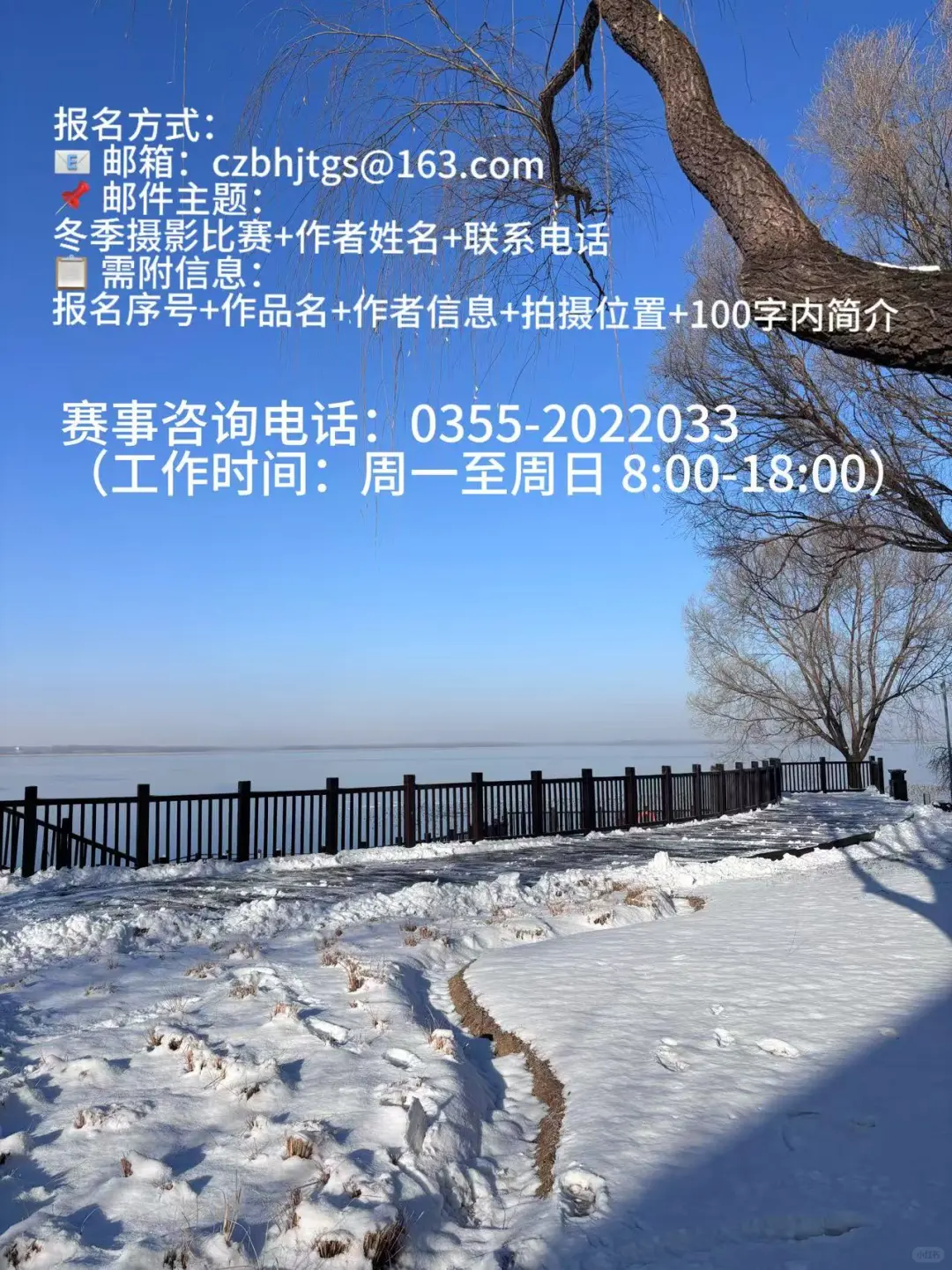 漳泽湖冬日摄影大赛冲！免费逛湿地！