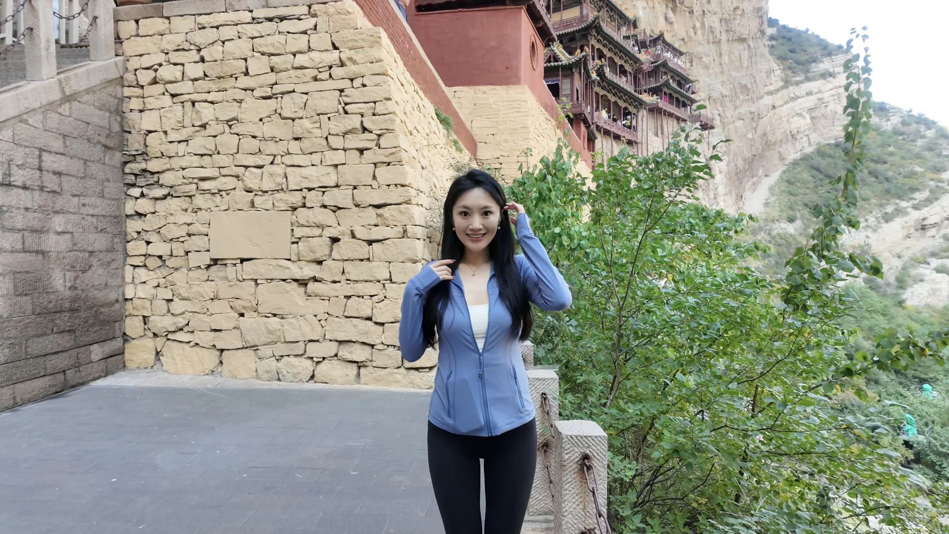 176/62 今天不当辅导员啦 在悬空寺登临⛩️