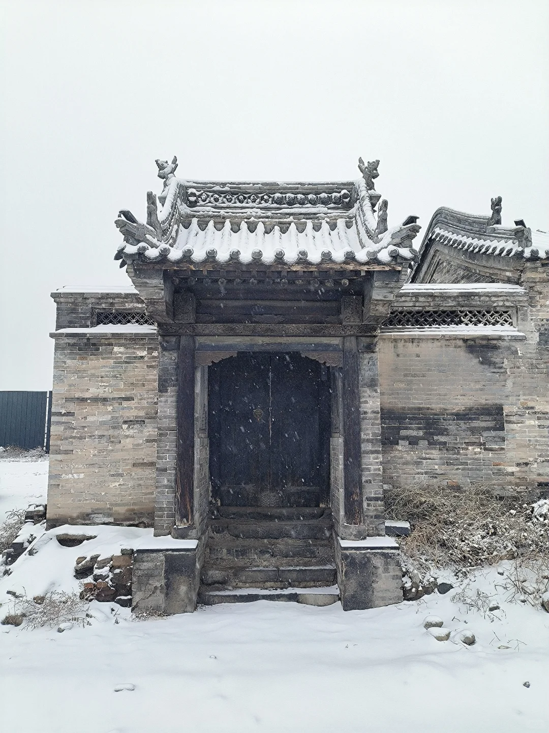 落雪后的大同，才是真正的平城