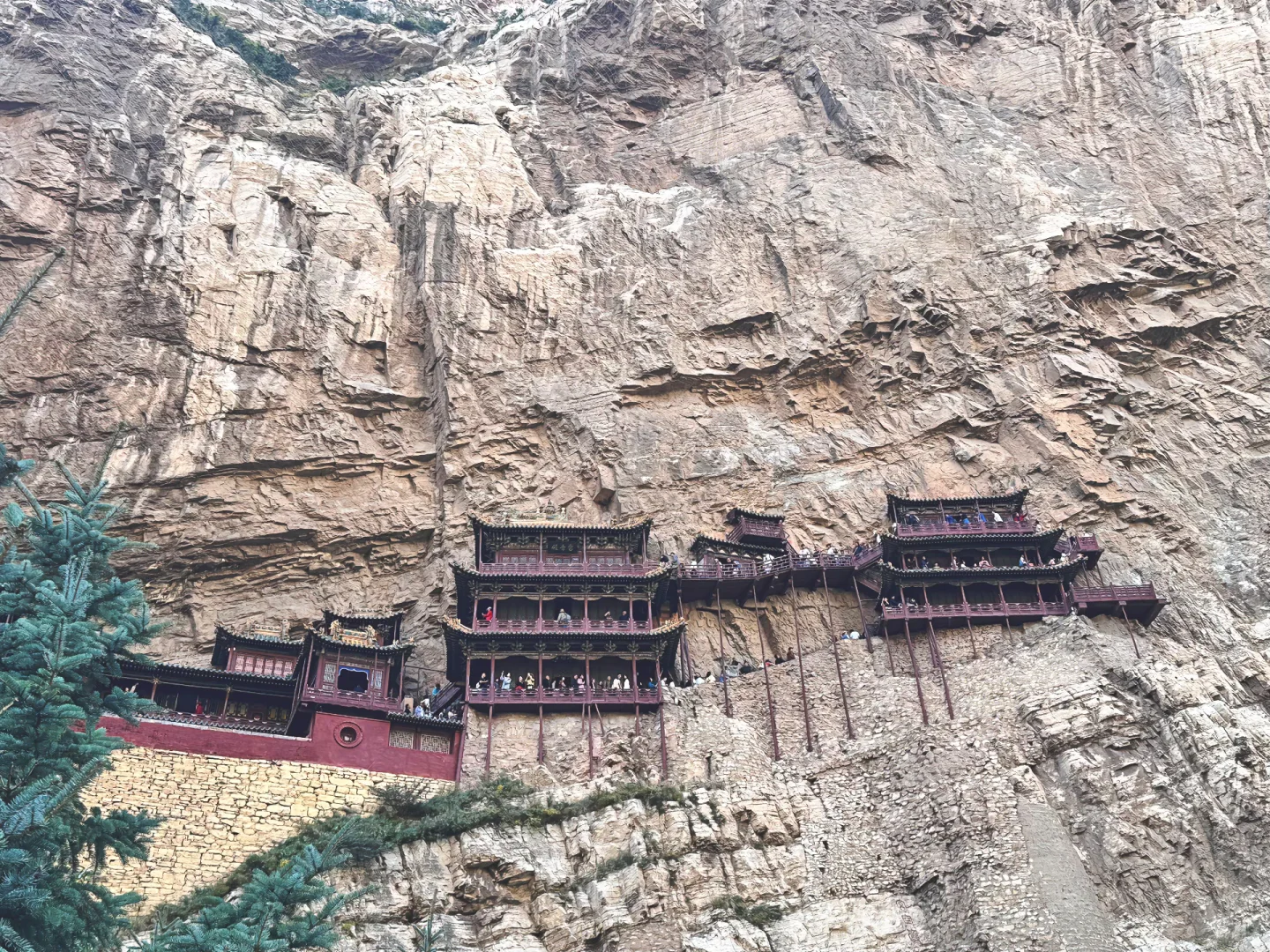 176/62 今天不当辅导员啦 在悬空寺登临⛩️