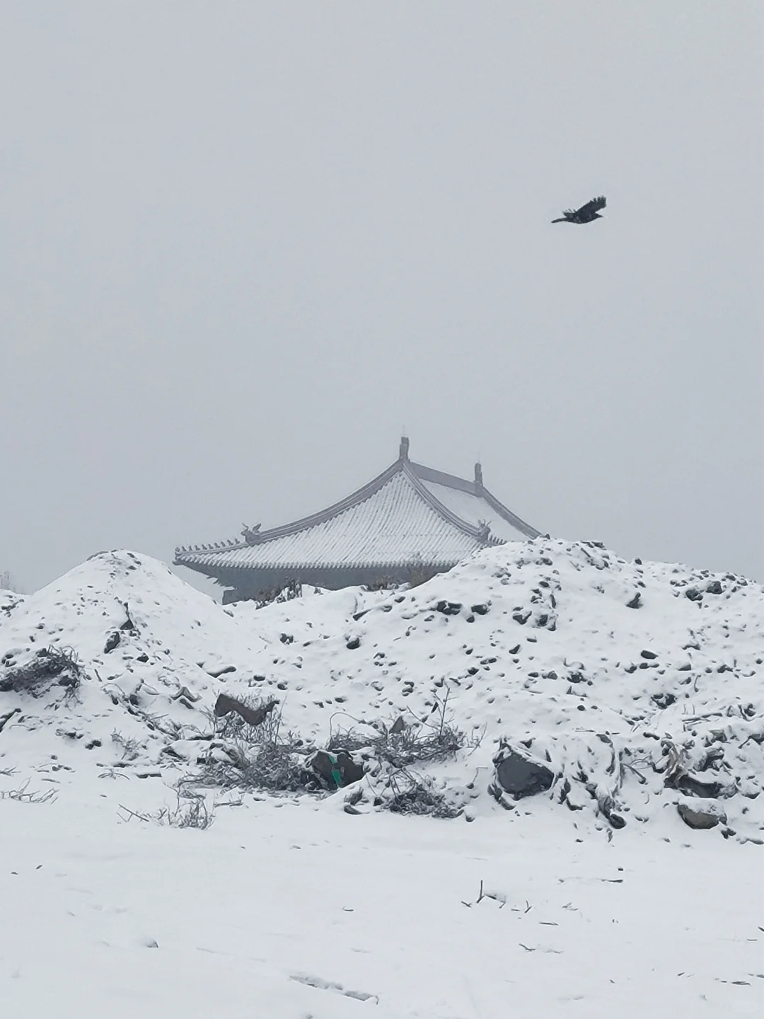 落雪后的大同，才是真正的平城