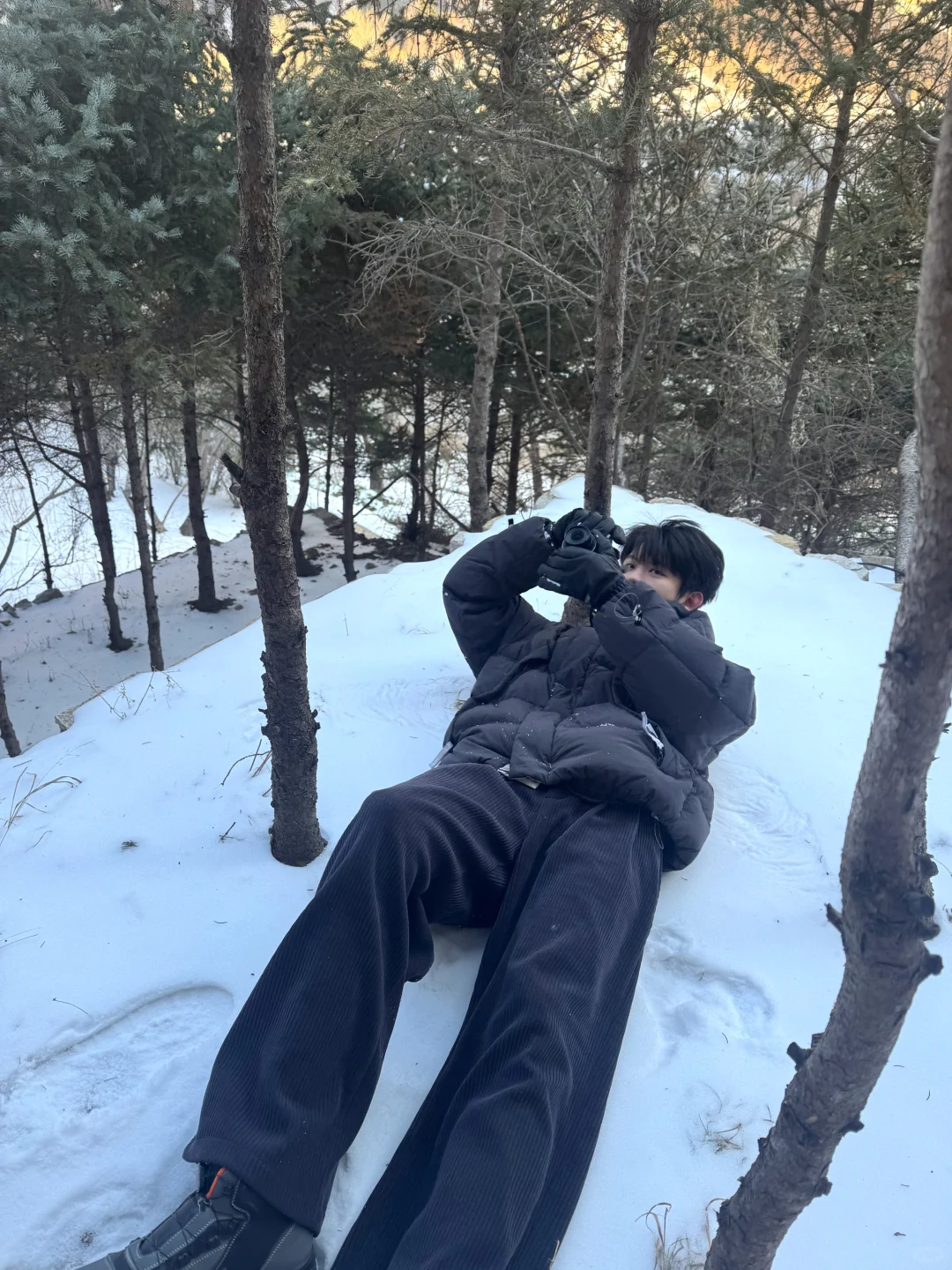 在大同第一次看雪