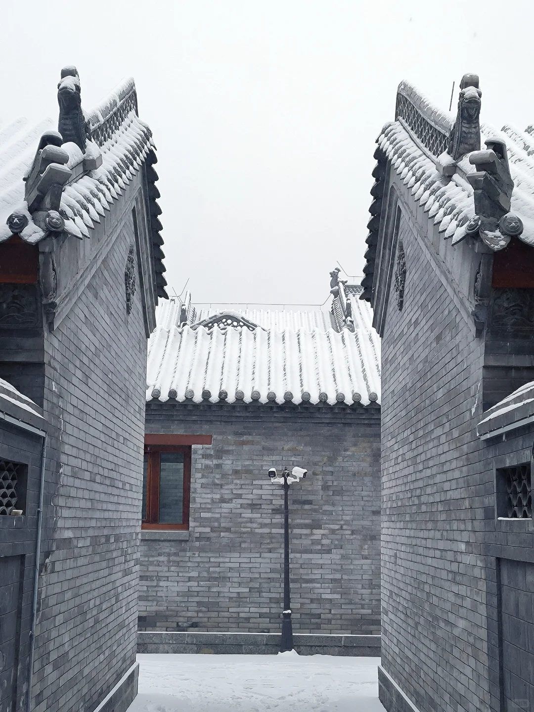 落雪后的大同，才是真正的平城